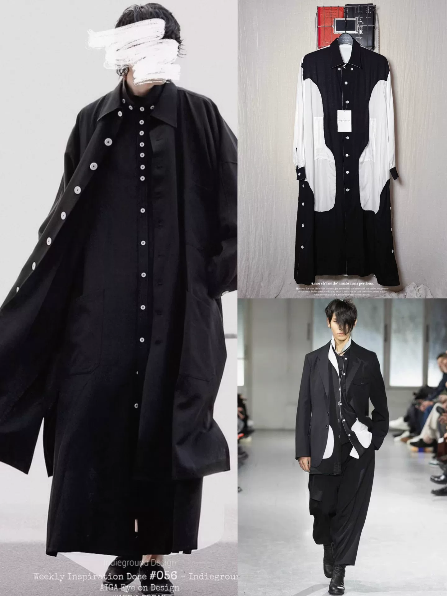 Yohji Yamamoto 23AW Double-Sided Coat