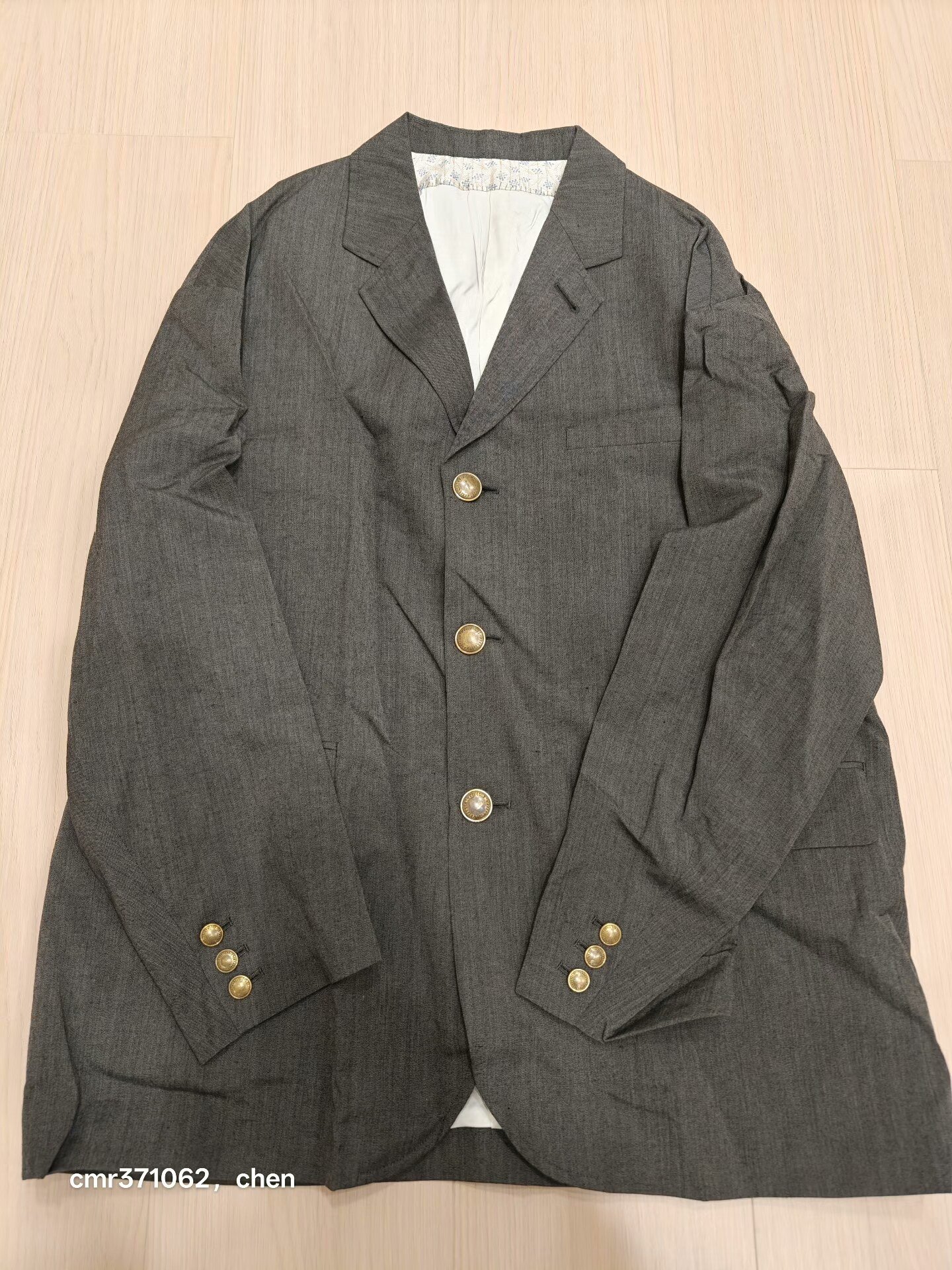 VISVIM 24SS BOWEN BLAZER — back