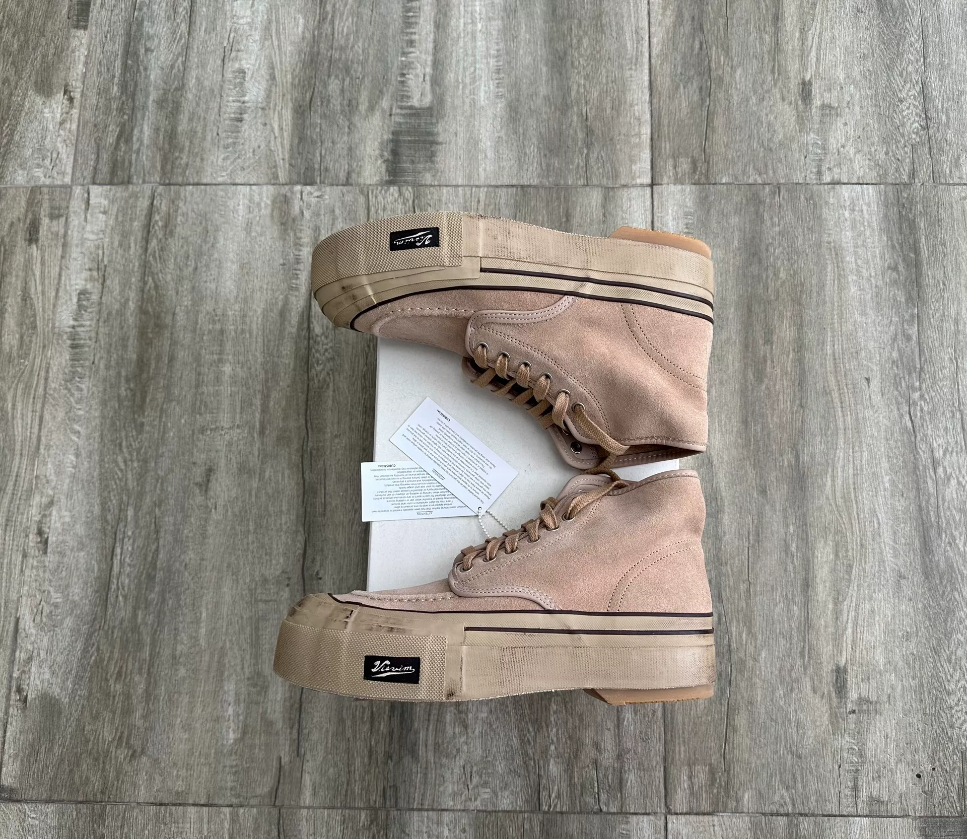 VISVIM LISKAMM G.PATTEN-FOLK Casual Shoes — detail