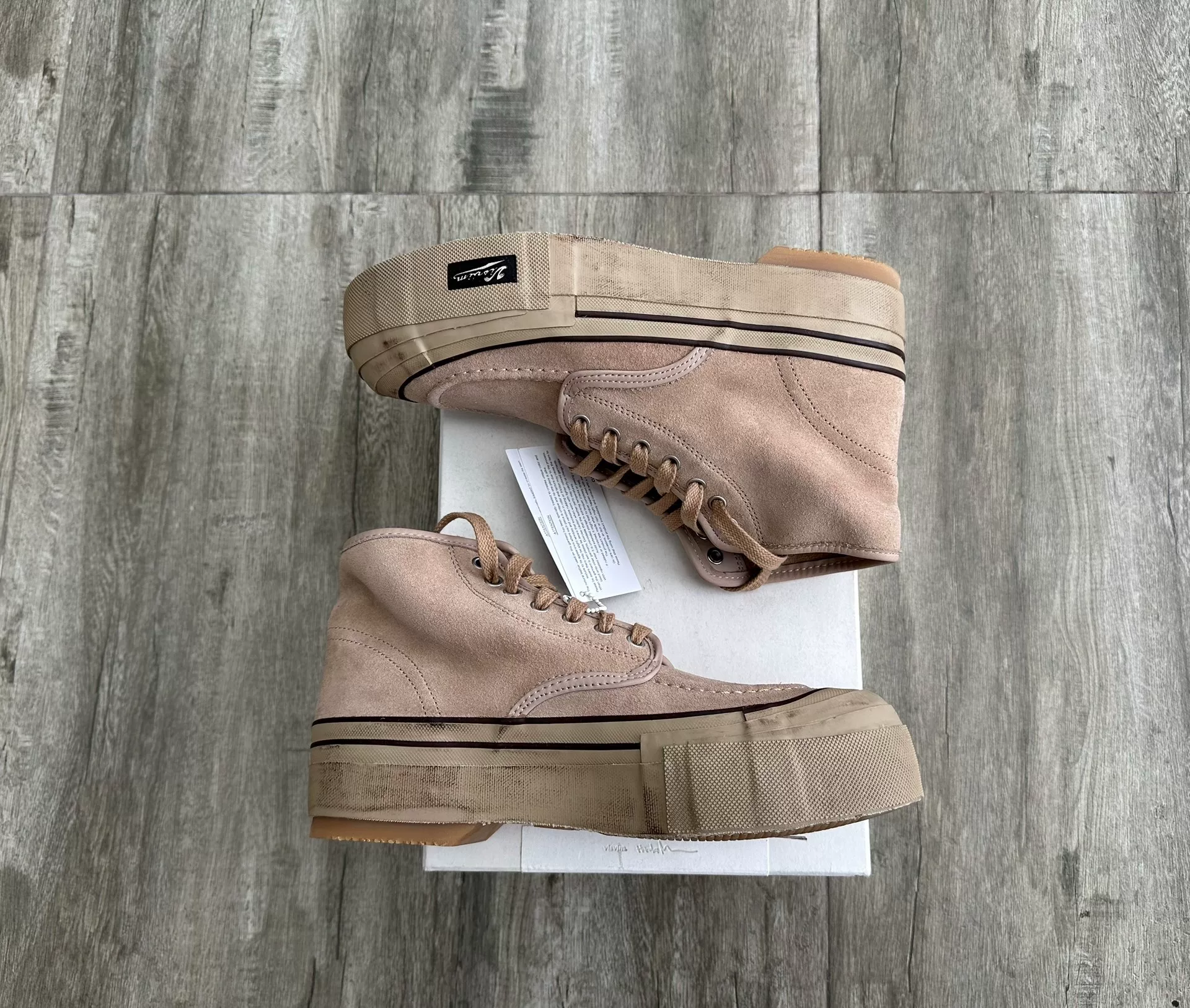 VISVIM LISKAMM G.PATTEN-FOLK Casual Shoes — back
