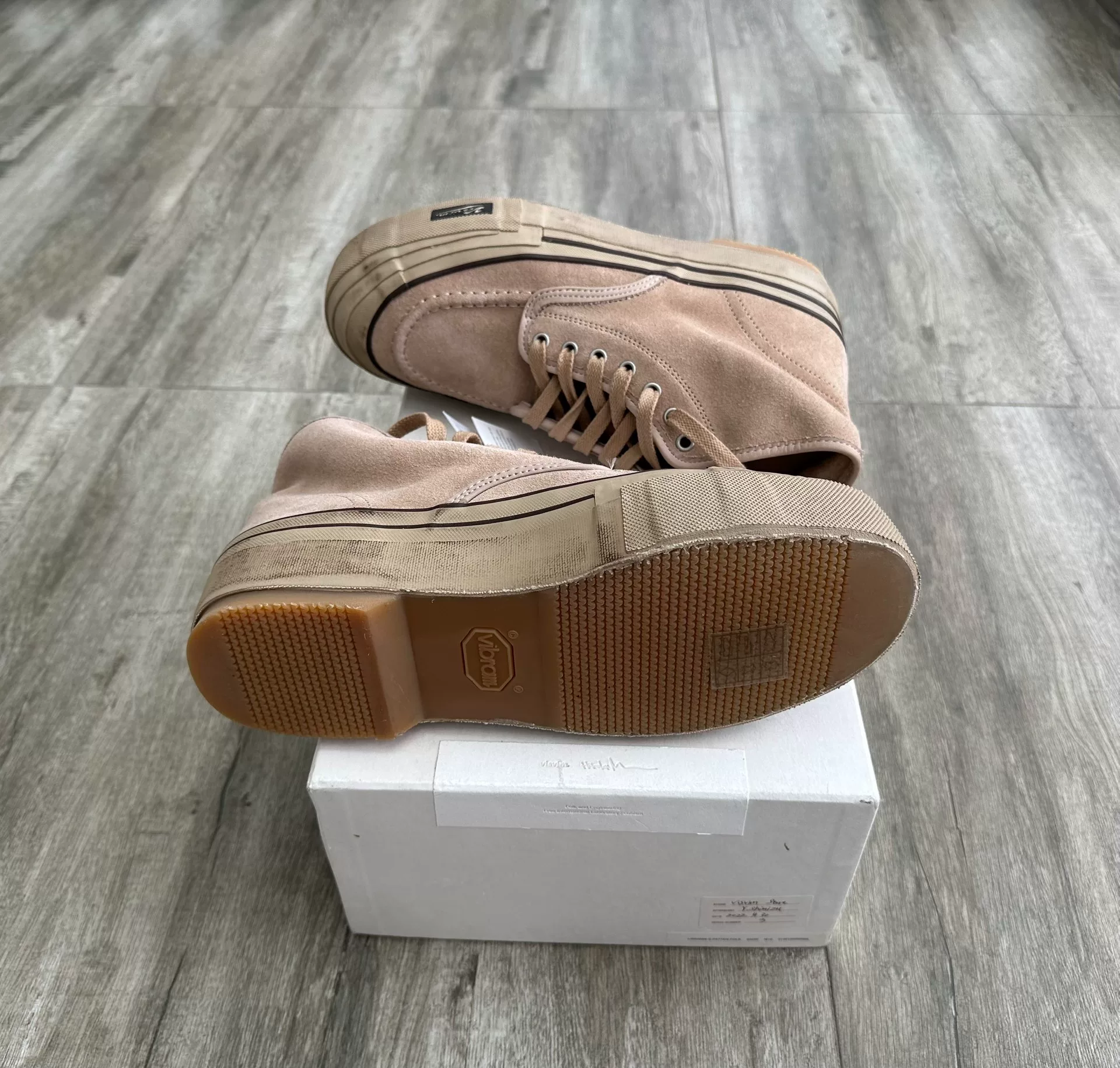 VISVIM LISKAMM G.PATTEN-FOLK Casual Shoes — label