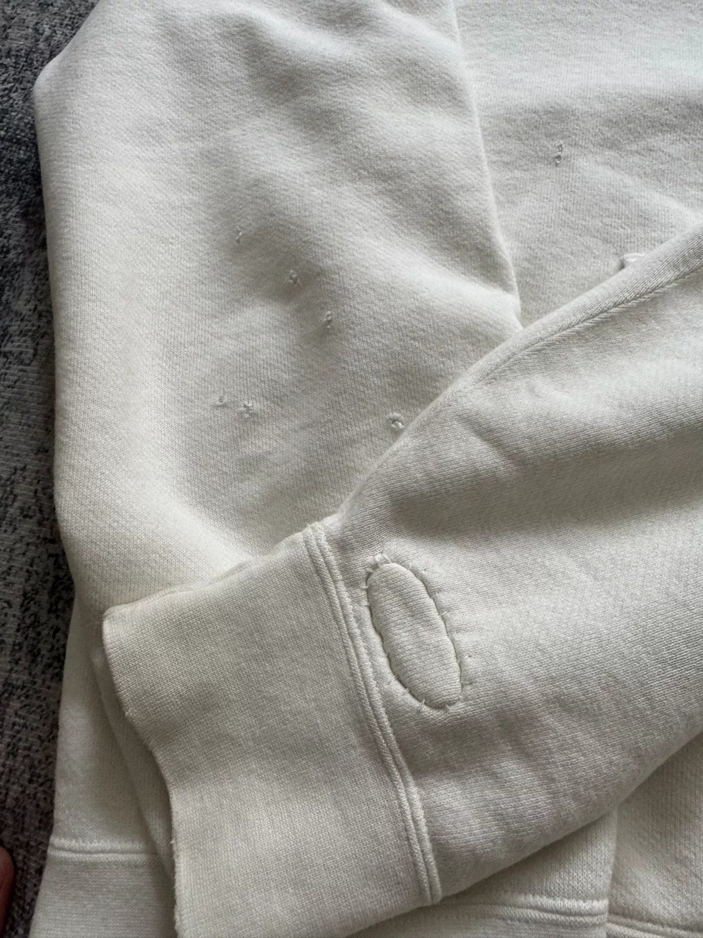 VISVIM 25SS JUMBO SB SWEAT HOODIE — detail