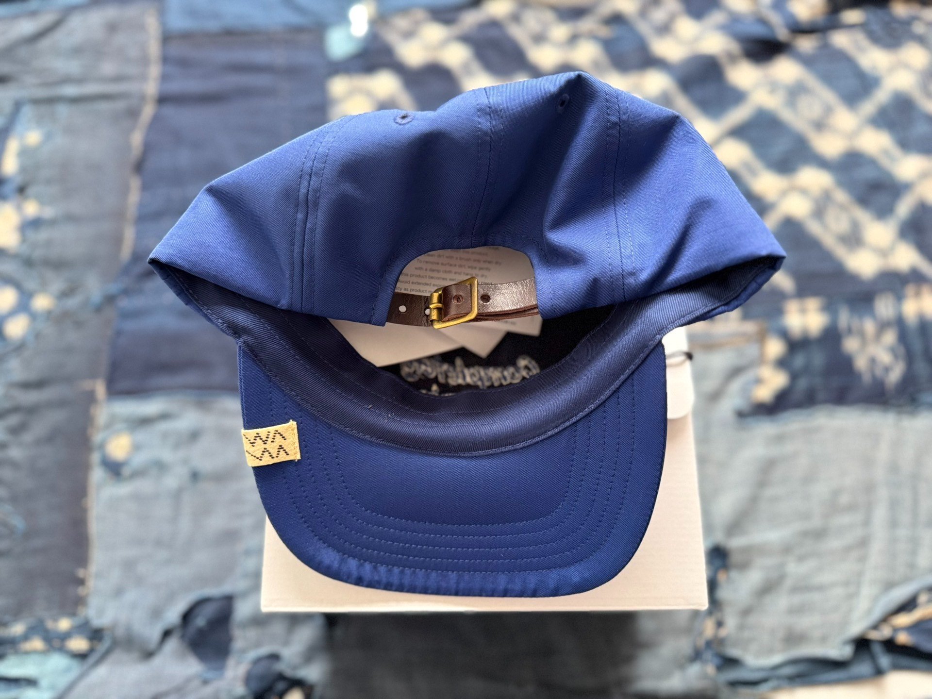 VISVIM 26SS EXCELSIOR II Embroidered Cap — detail