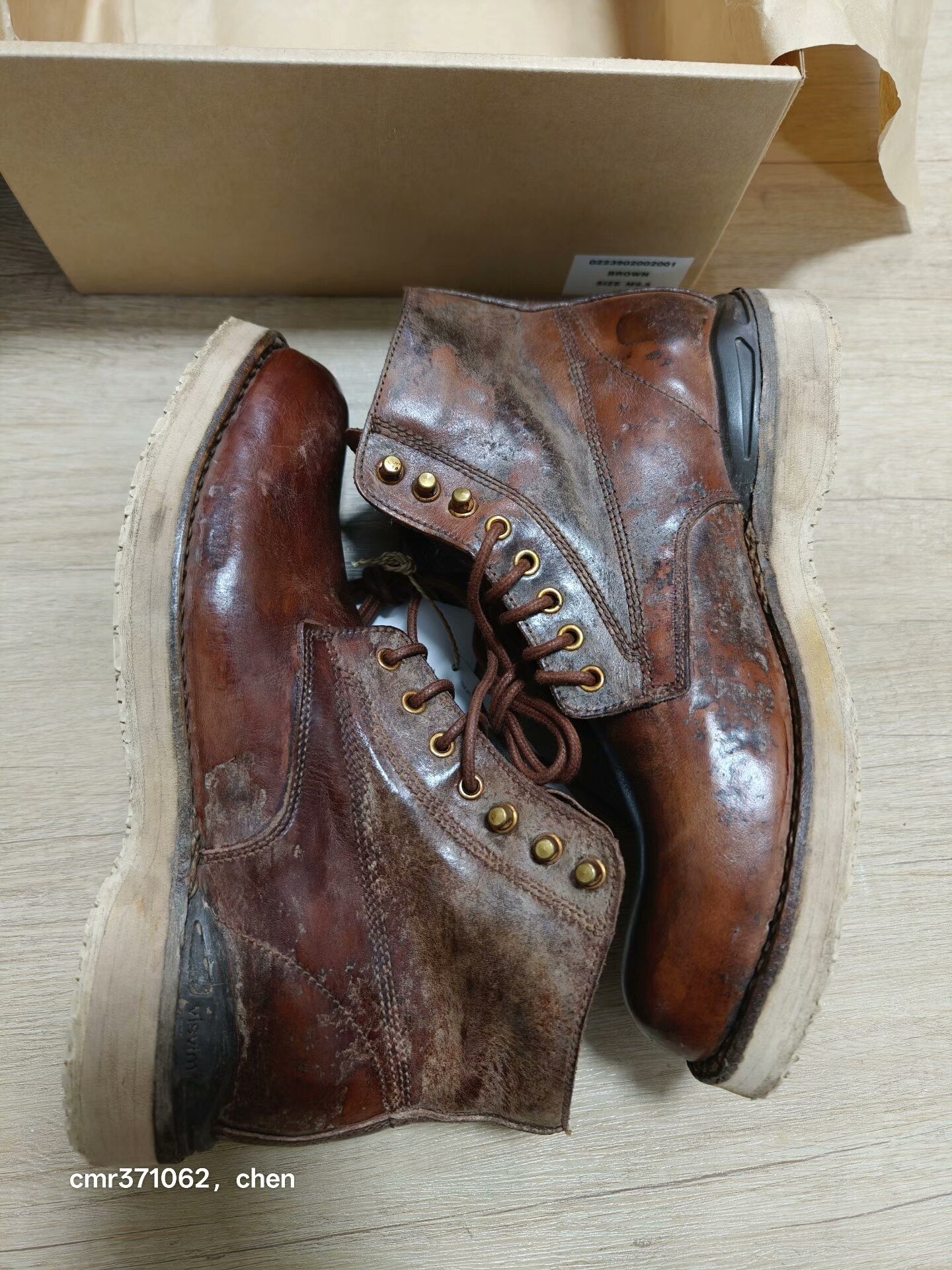 VISVIM 23 ICT VIRGIL BOOTS — back