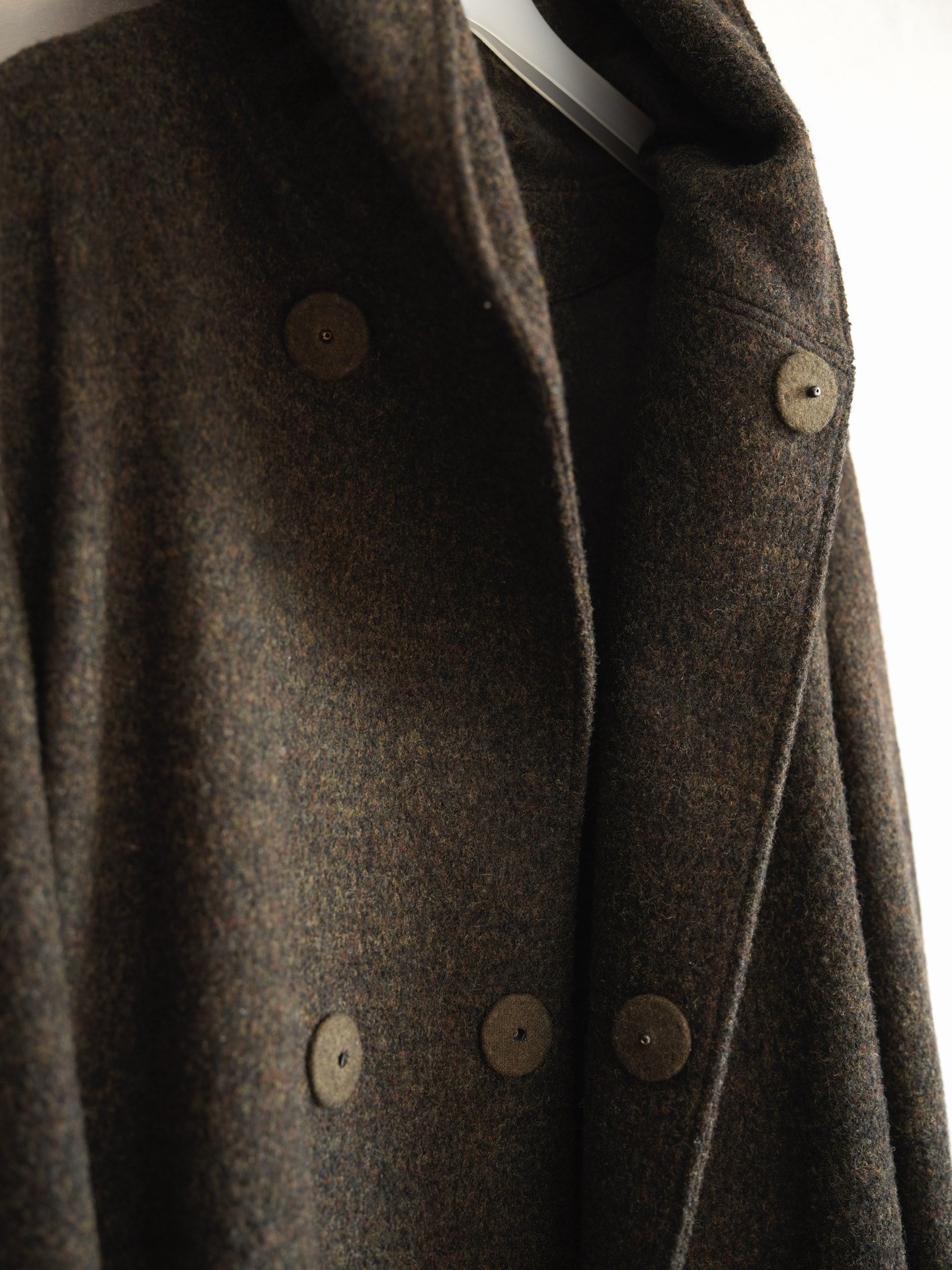 Yohji Yamamoto Regulation Belted Coat — back