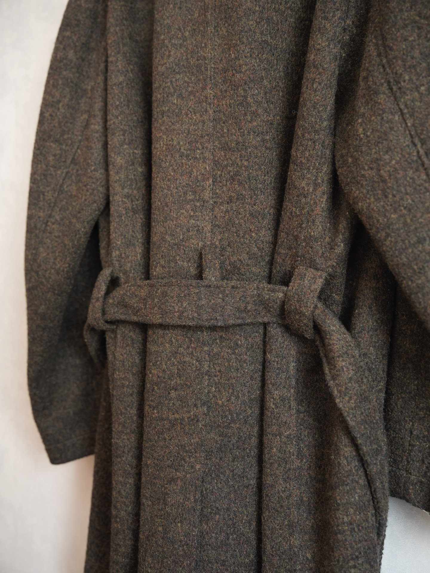 Yohji Yamamoto Regulation Belted Coat — label