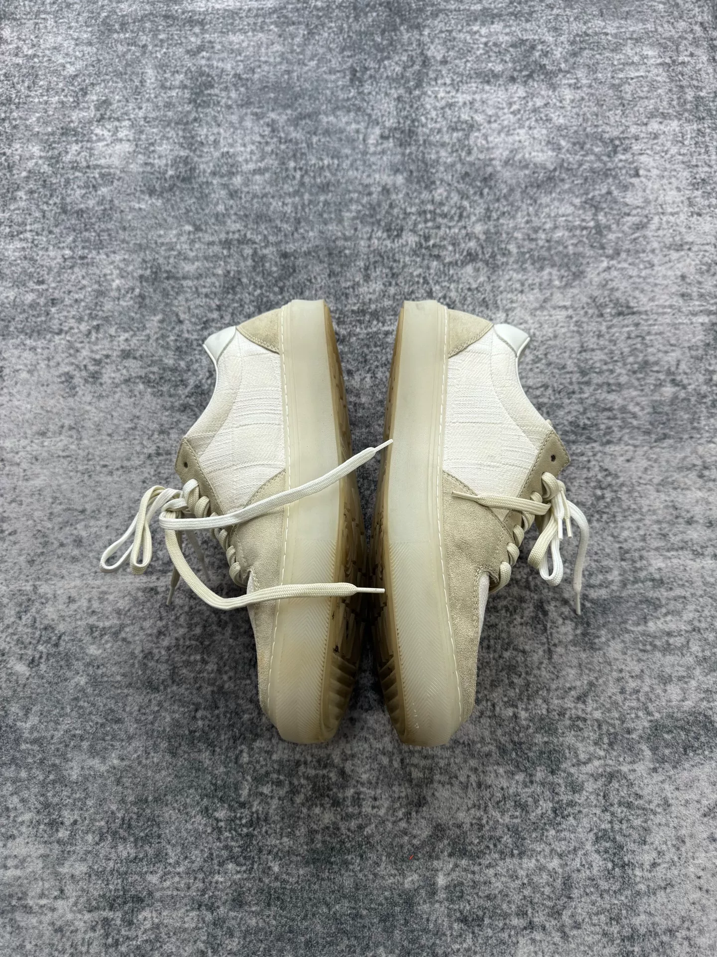 Louis Vuitton Ollie Checkered Denim Sneakers — label