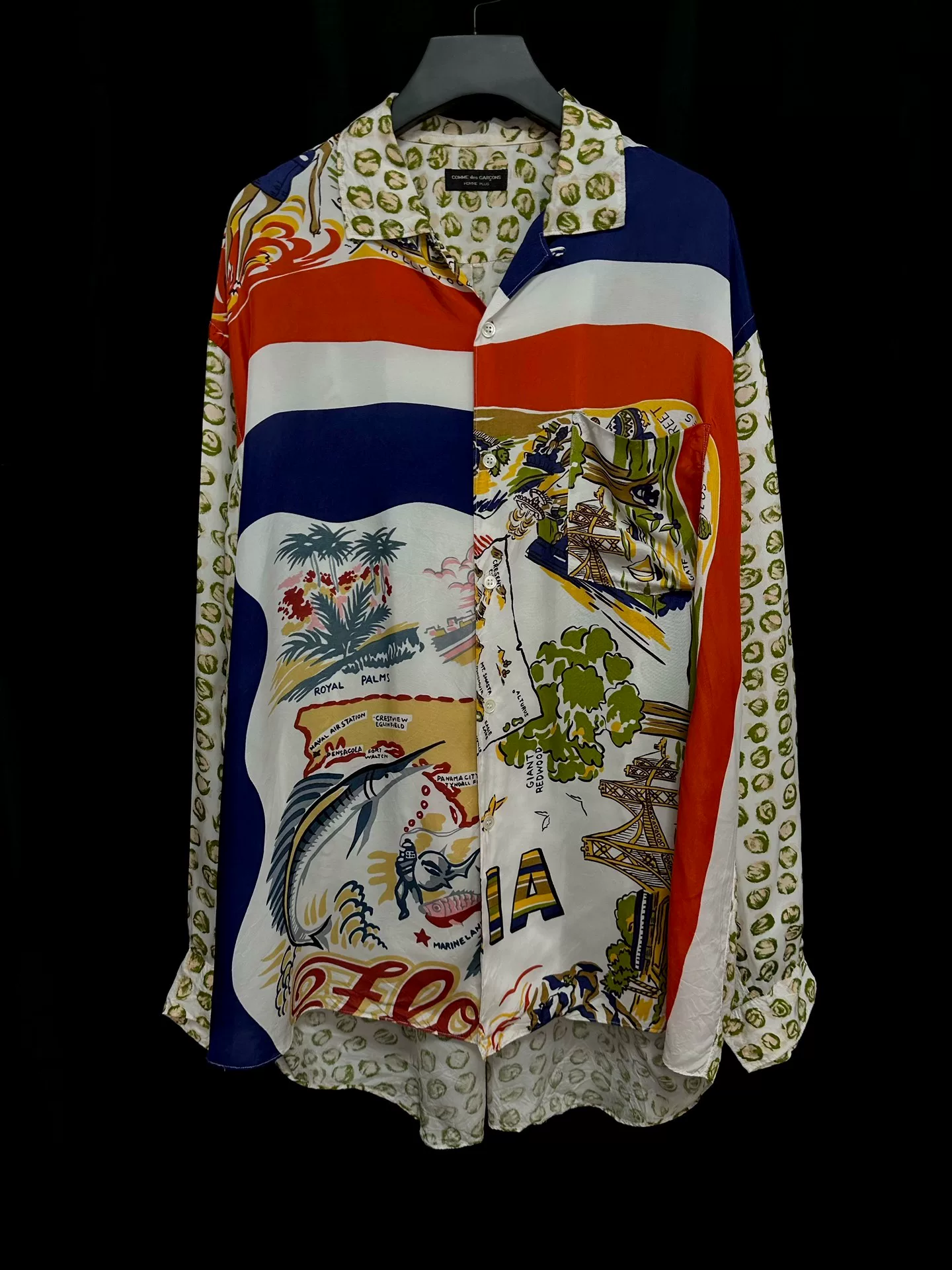 Comme des Garçons 91SS Vintage Scarf Shirt