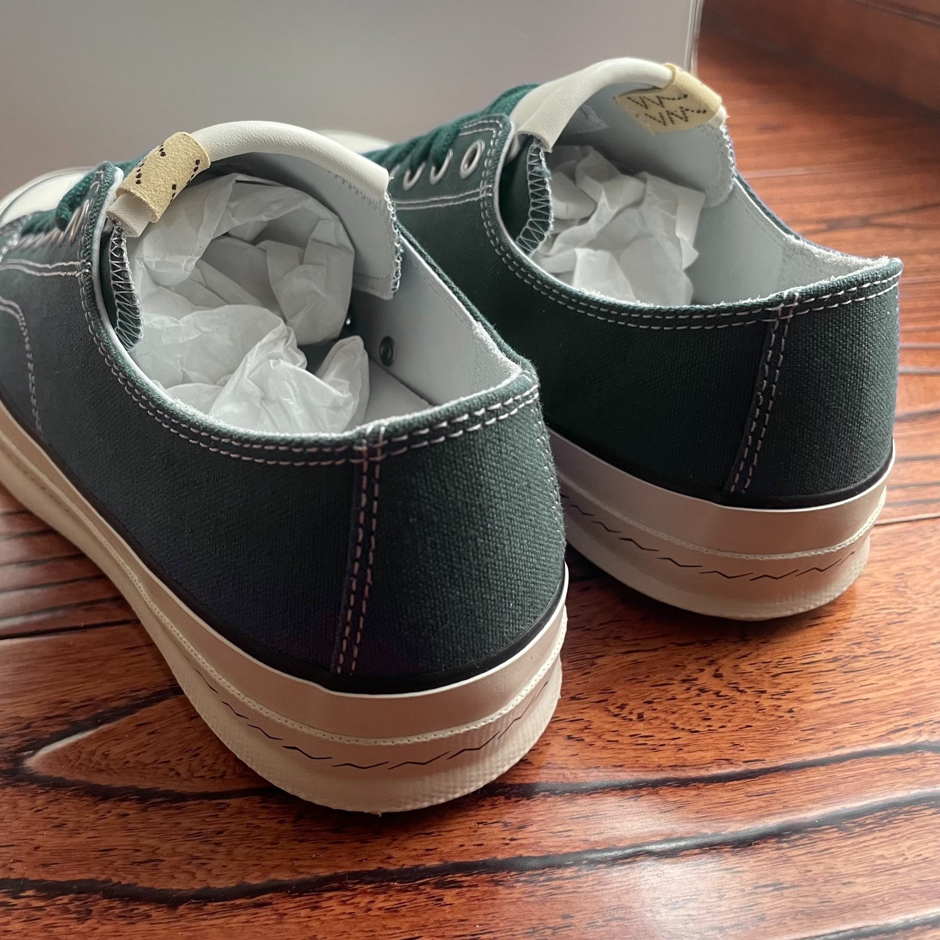 Visvim 23ss Skagway Lo Canvas Shoes — label