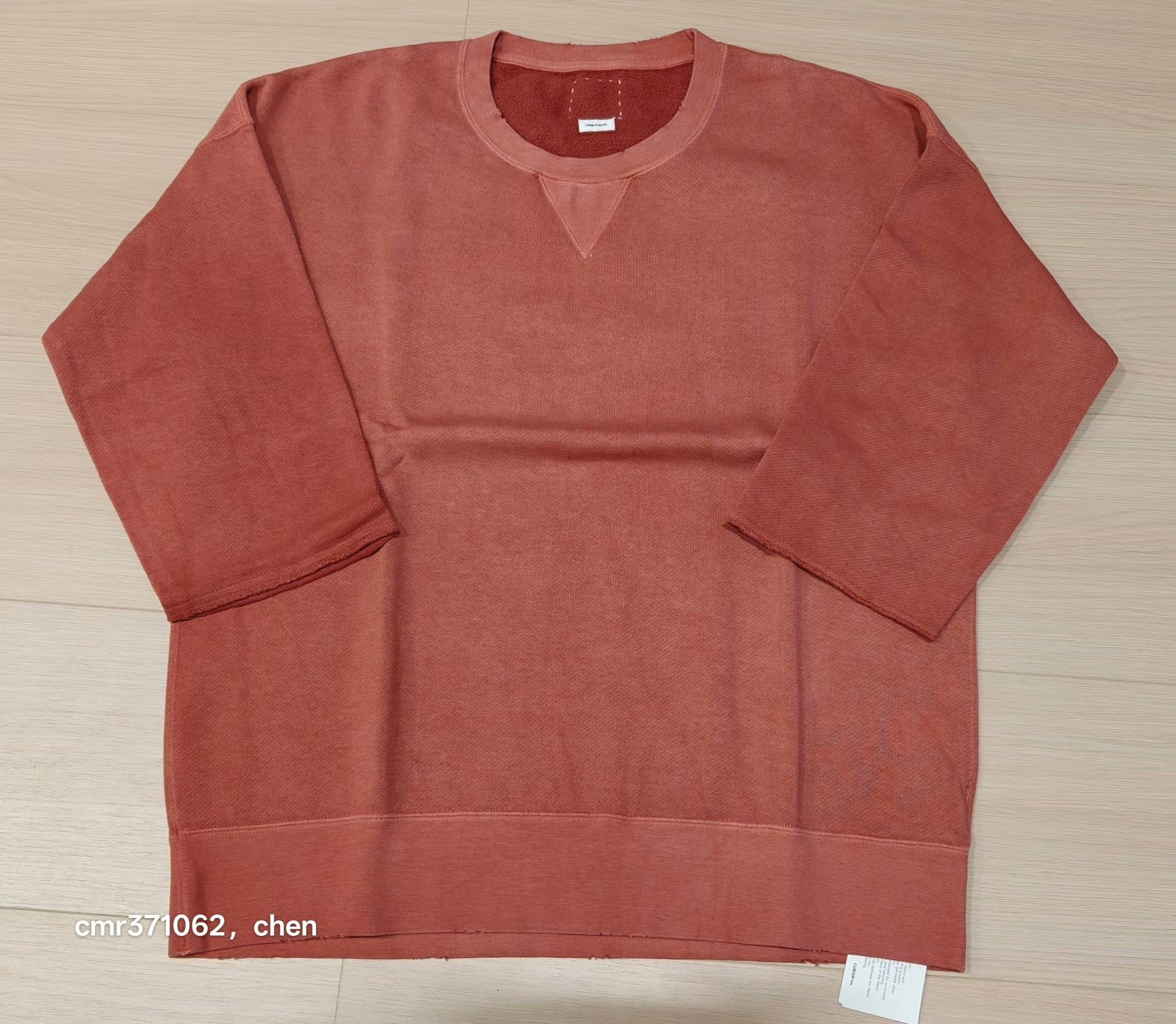 visvim 18AW Jumbo Sweat Crew 3/4