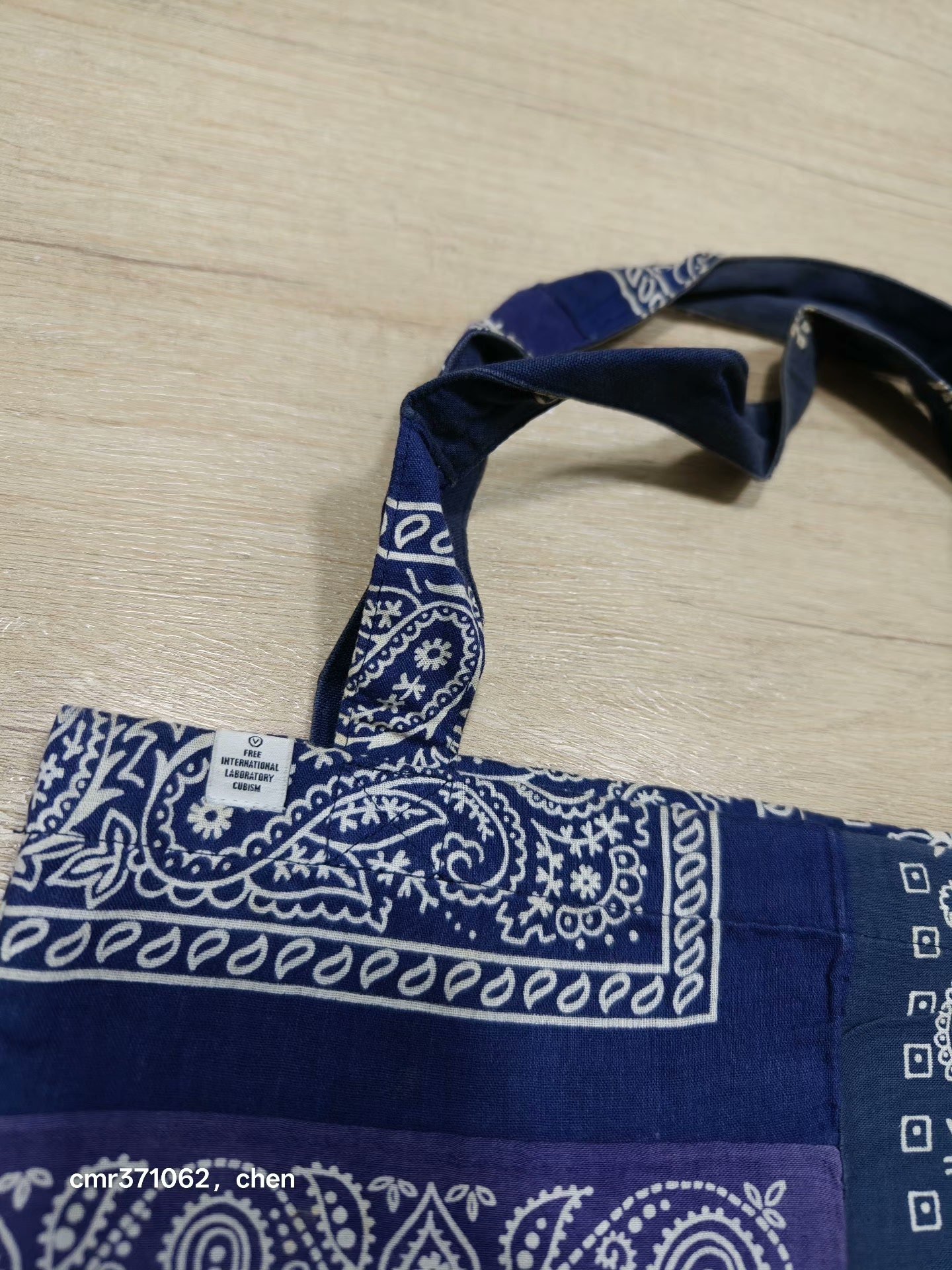 visvim 17AW Spot Bandana Tote — detail
