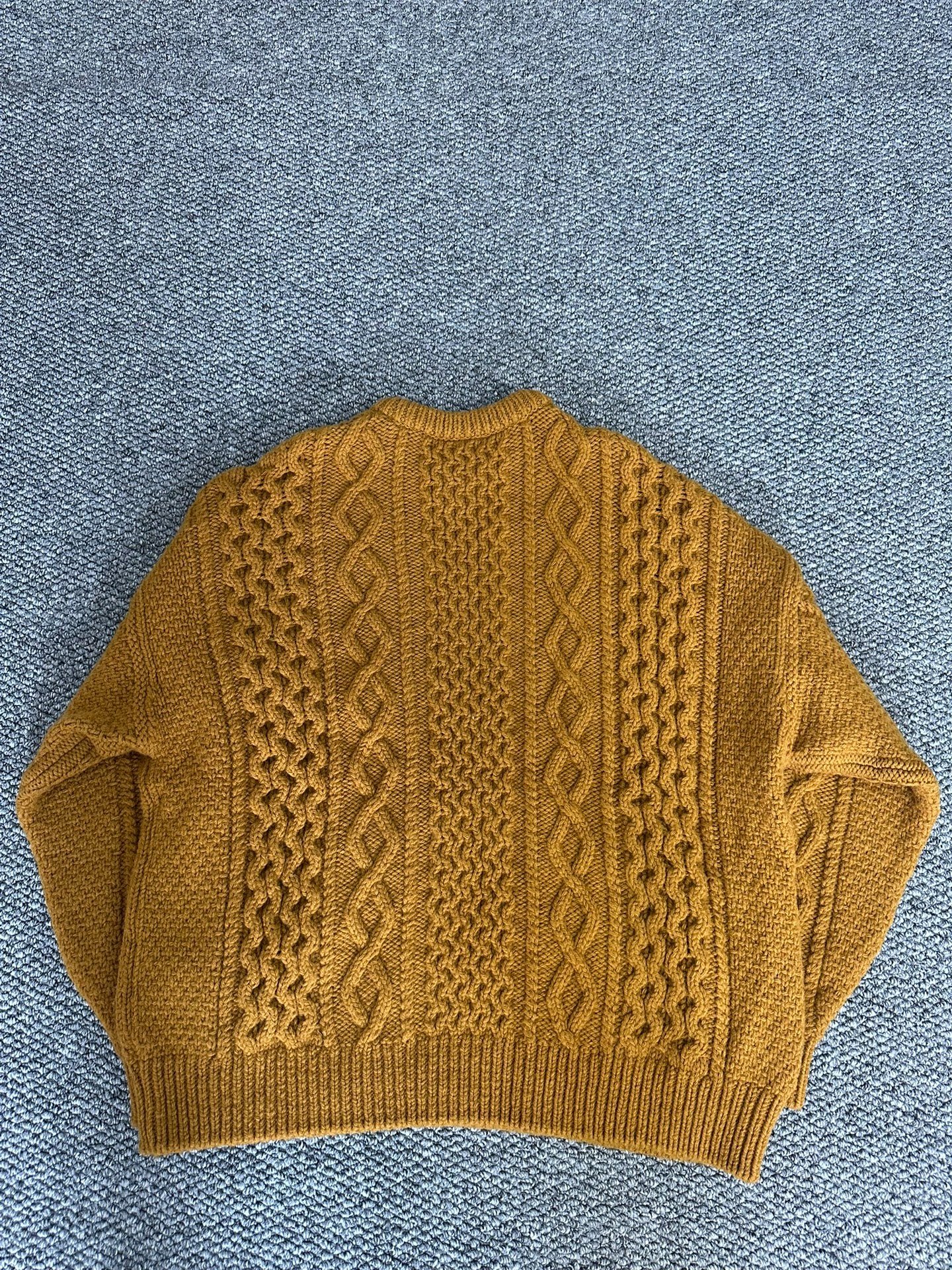 visvim amplus handknit sweater — back