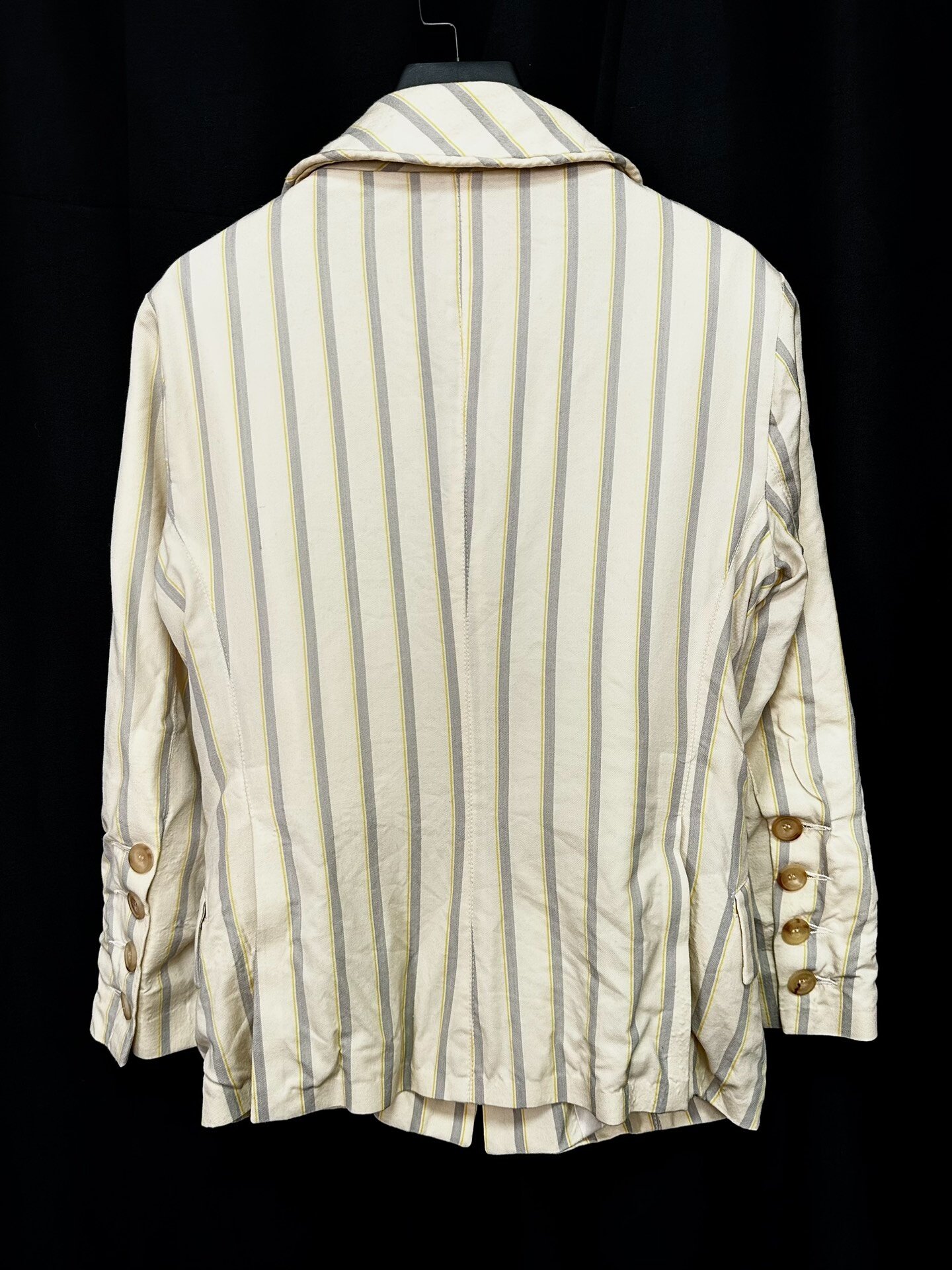 Paul Harnden Striped Cashmere Wool Coat — front