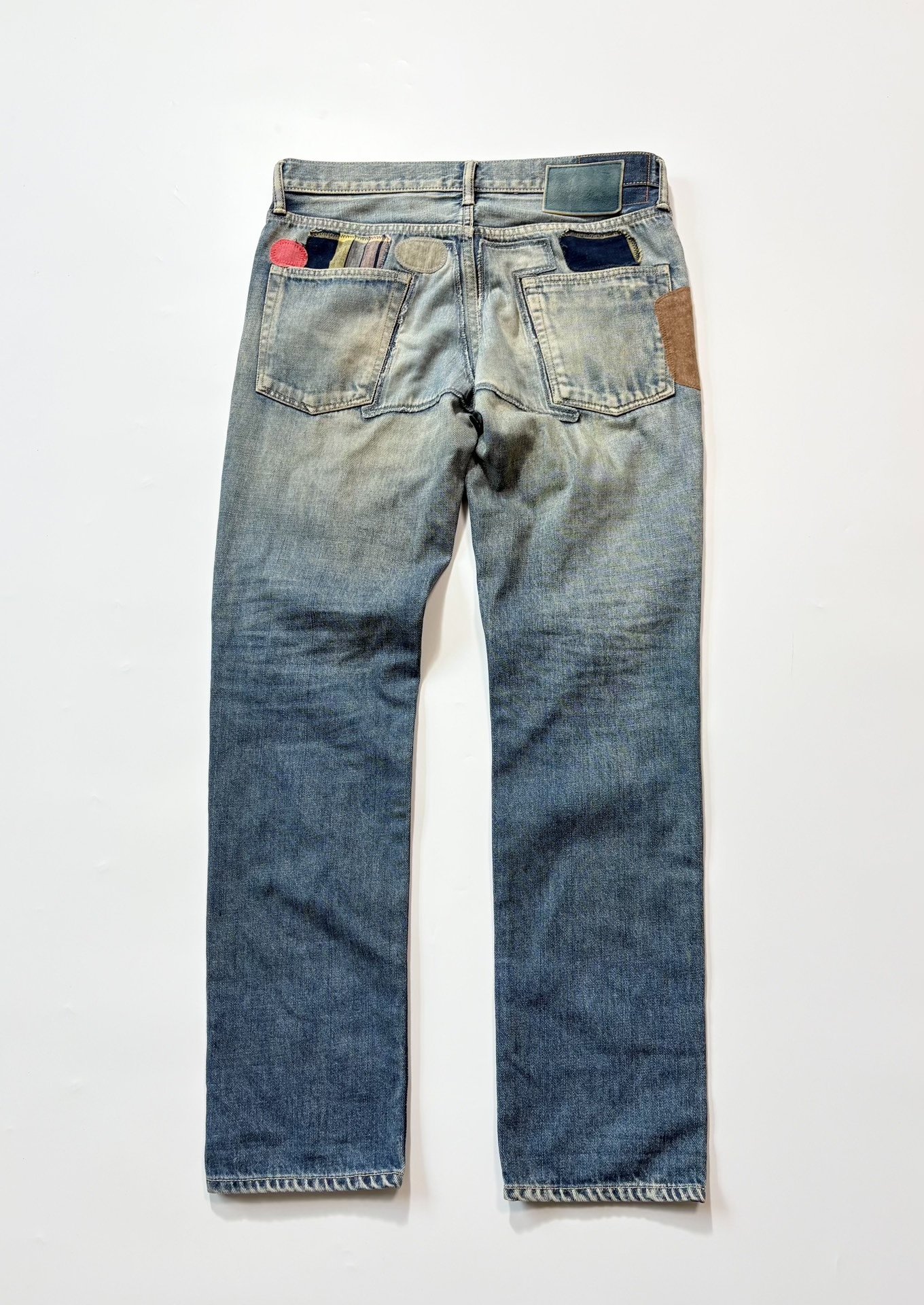 VISVIM 04D8 Small Flower Jeans — detail