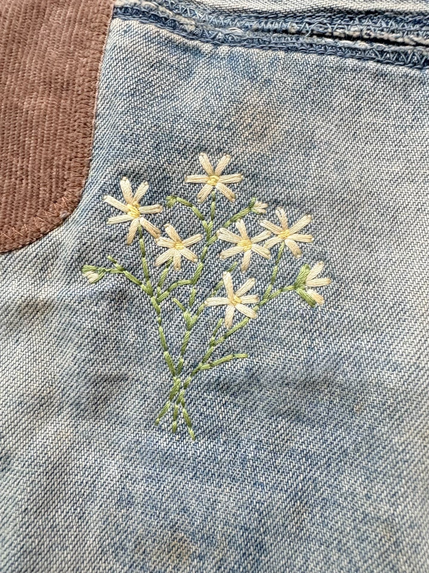 VISVIM 04D8 Small Flower Jeans — back