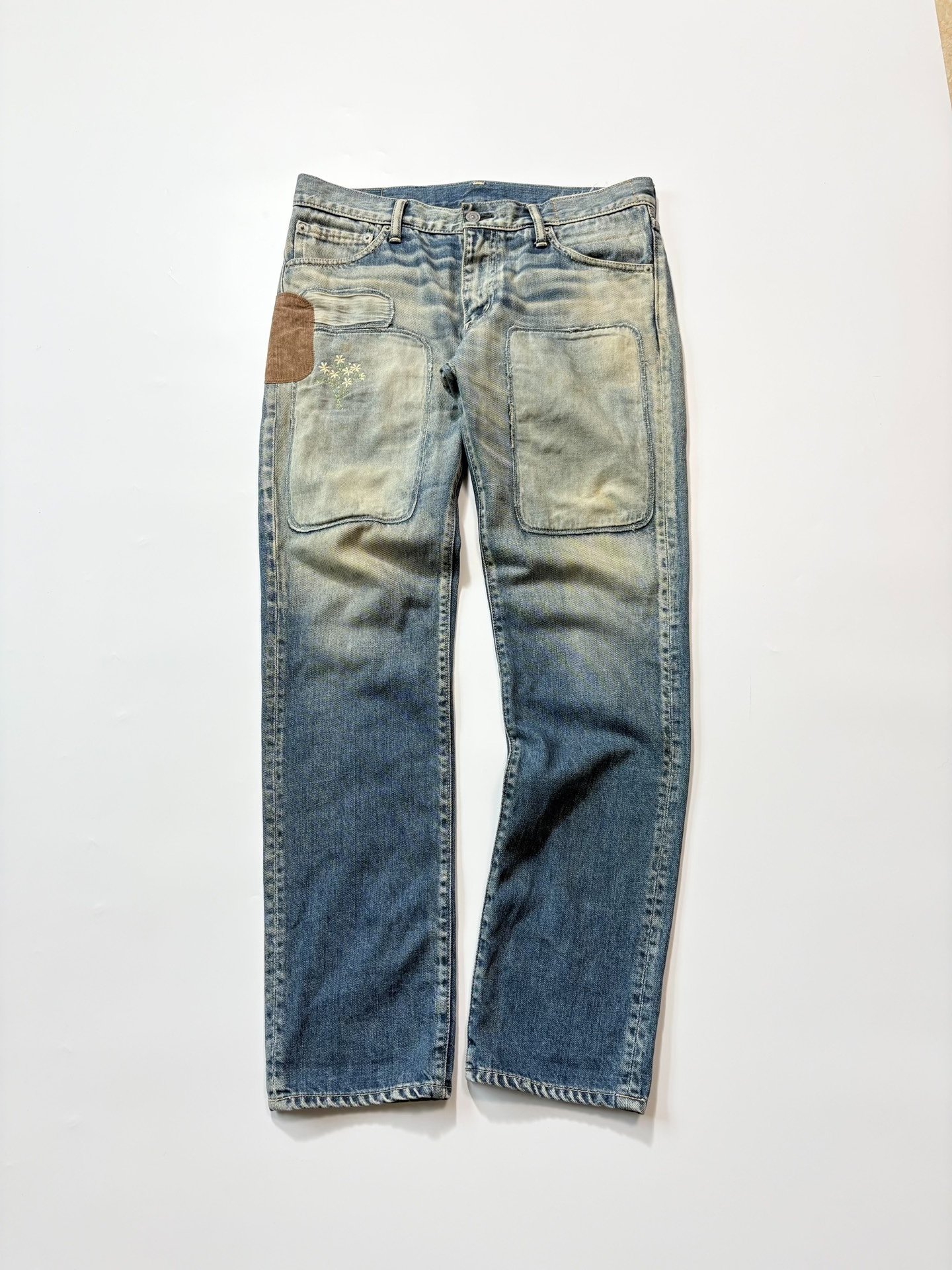 VISVIM 04D8 Small Flower Jeans