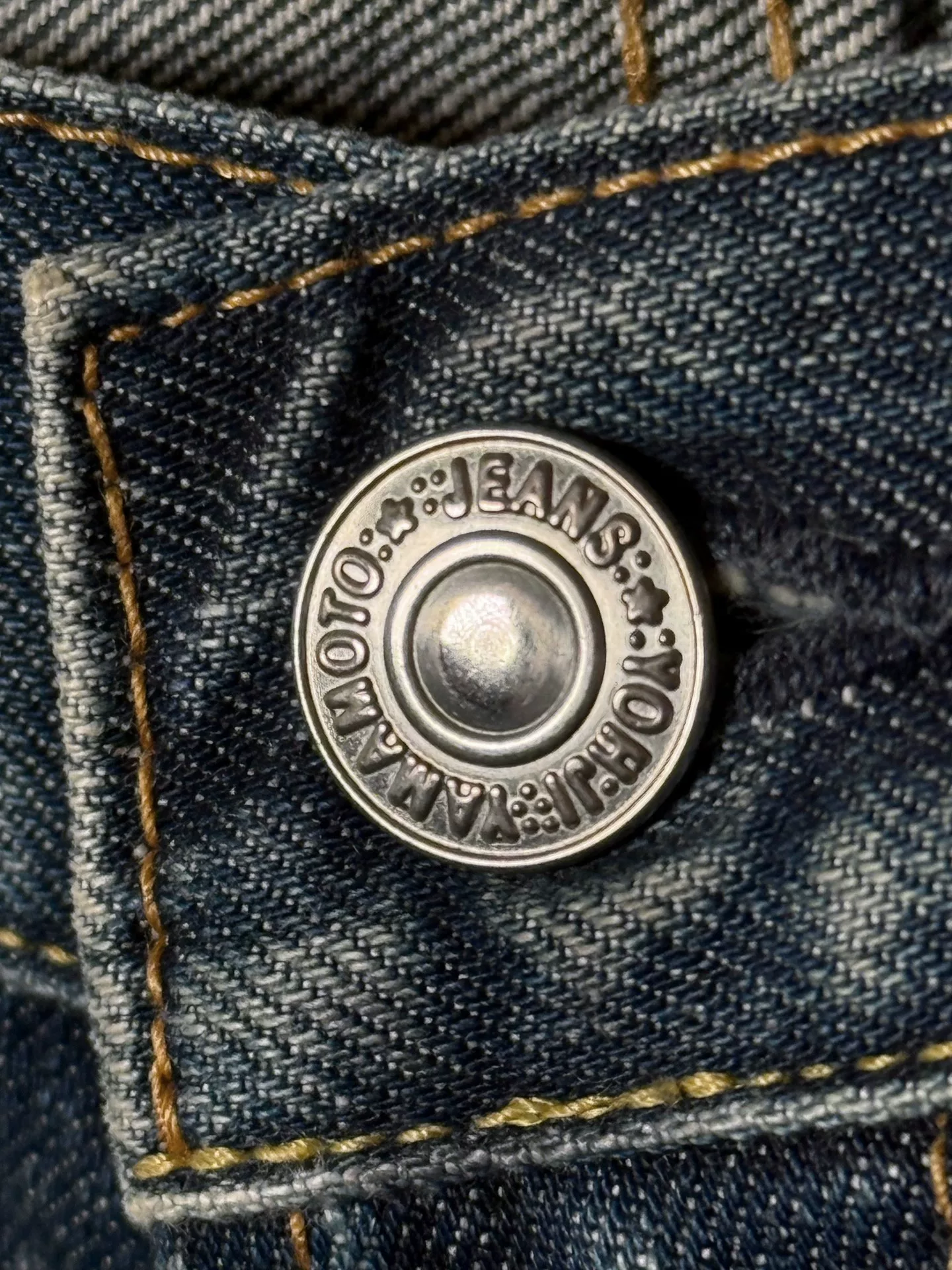 Yohji Yamamoto 03AW Sugar Print Jeans — label