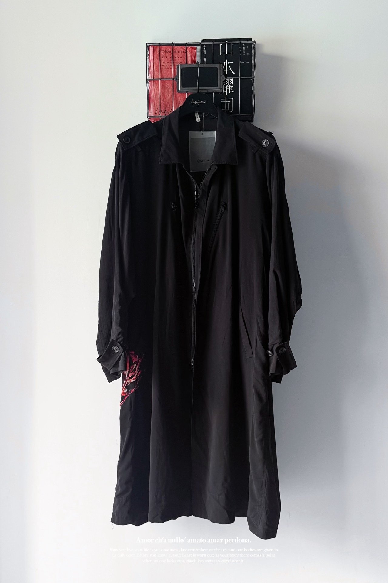 Yohji Yamamoto 19ss Fireworks Coat — detail
