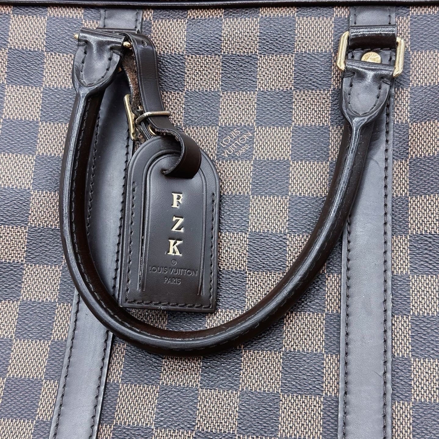 Louis Vuitton Damier Briefcase — label