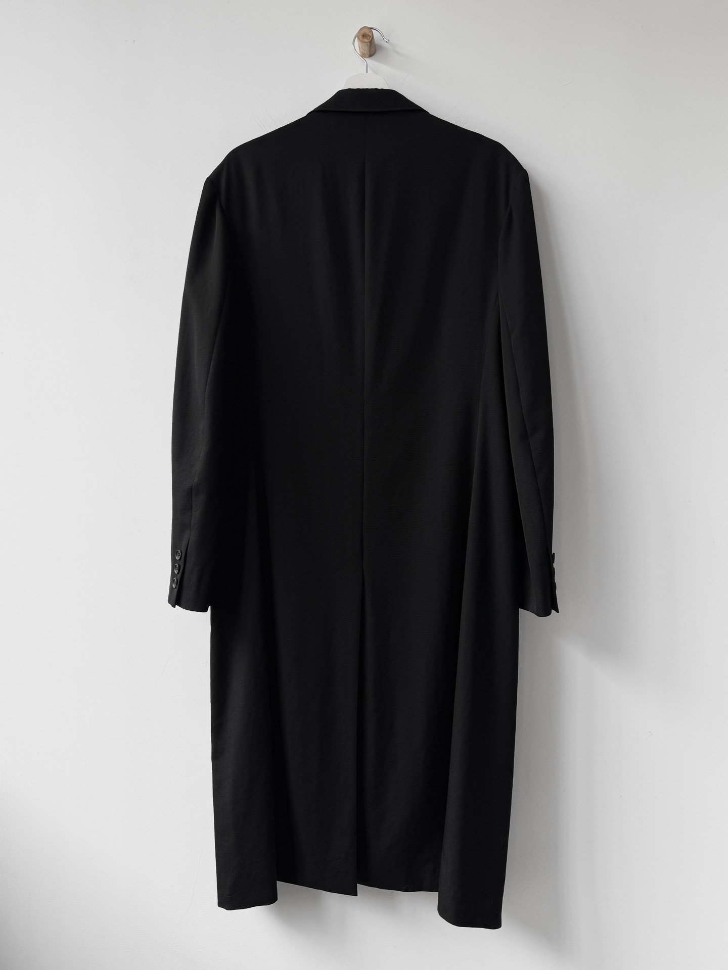 Yohji Yamamoto 22AW Military Trench Coat — label