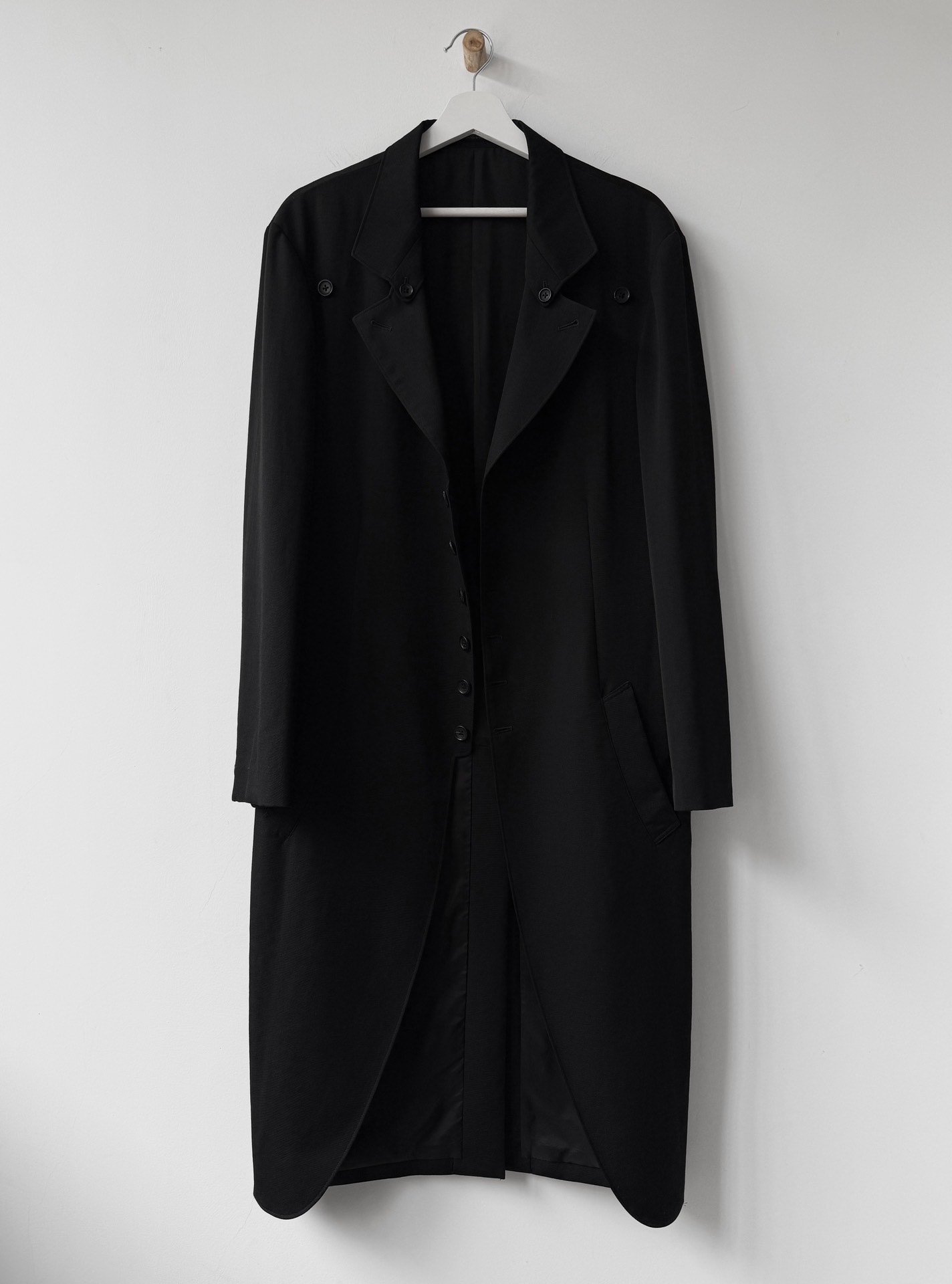 Yohji Yamamoto 22AW Military Trench Coat — front