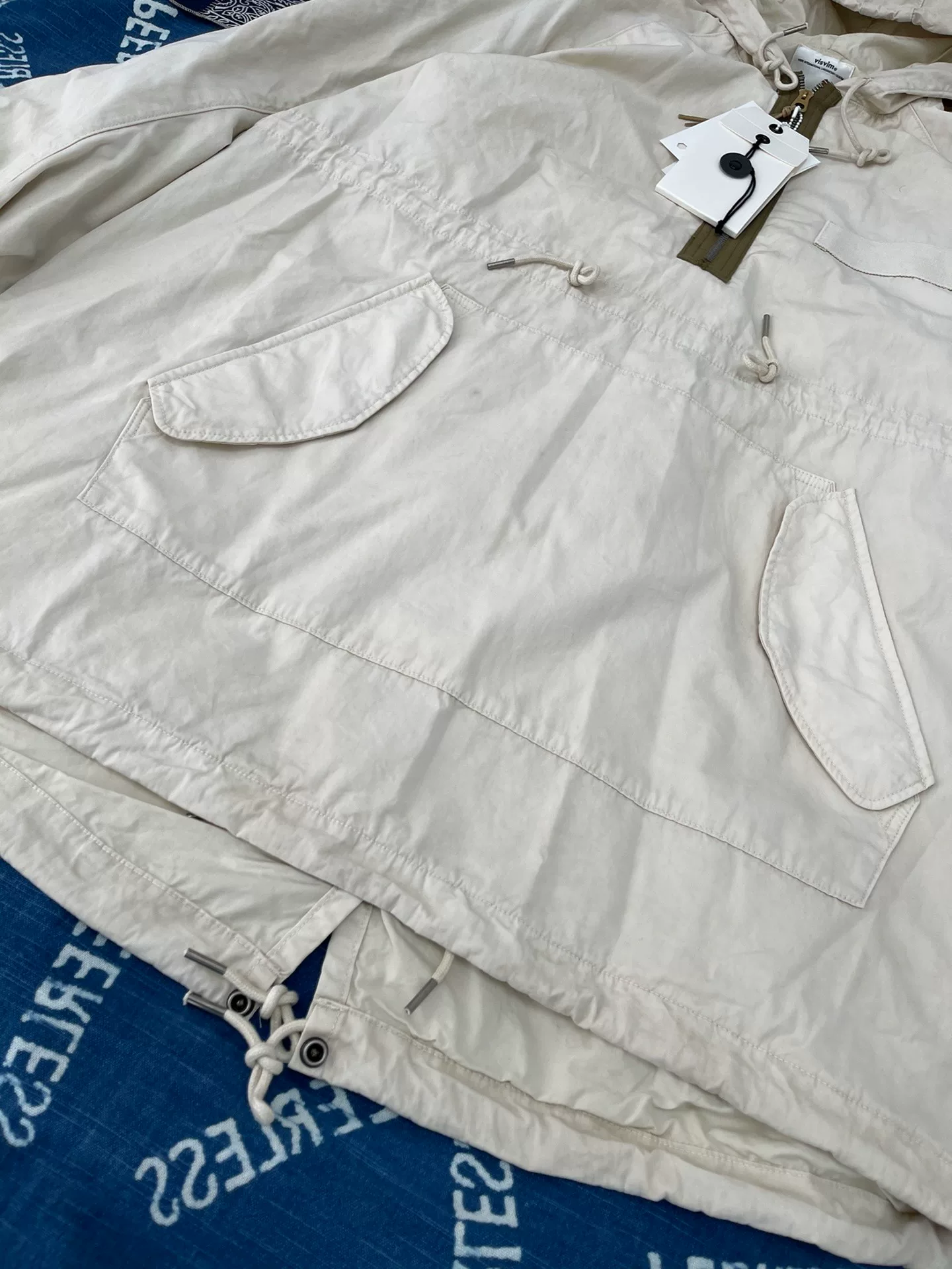 visvim 22AW Dorset Fishtail Parka — detail