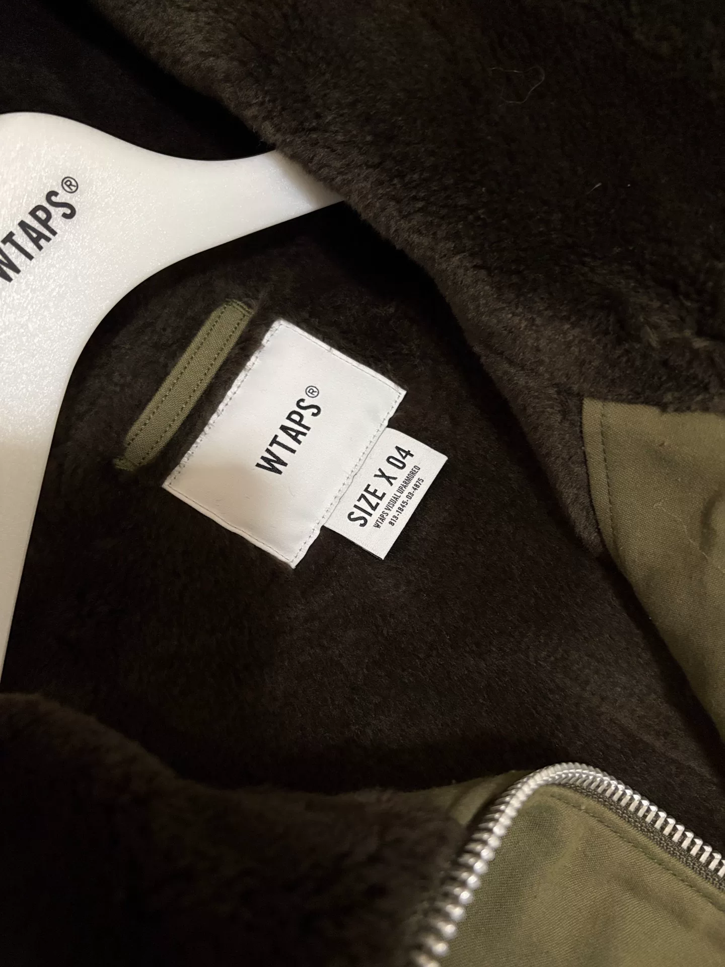 WTAPS NARWHAL NYCO.SATIN Jacket — label
