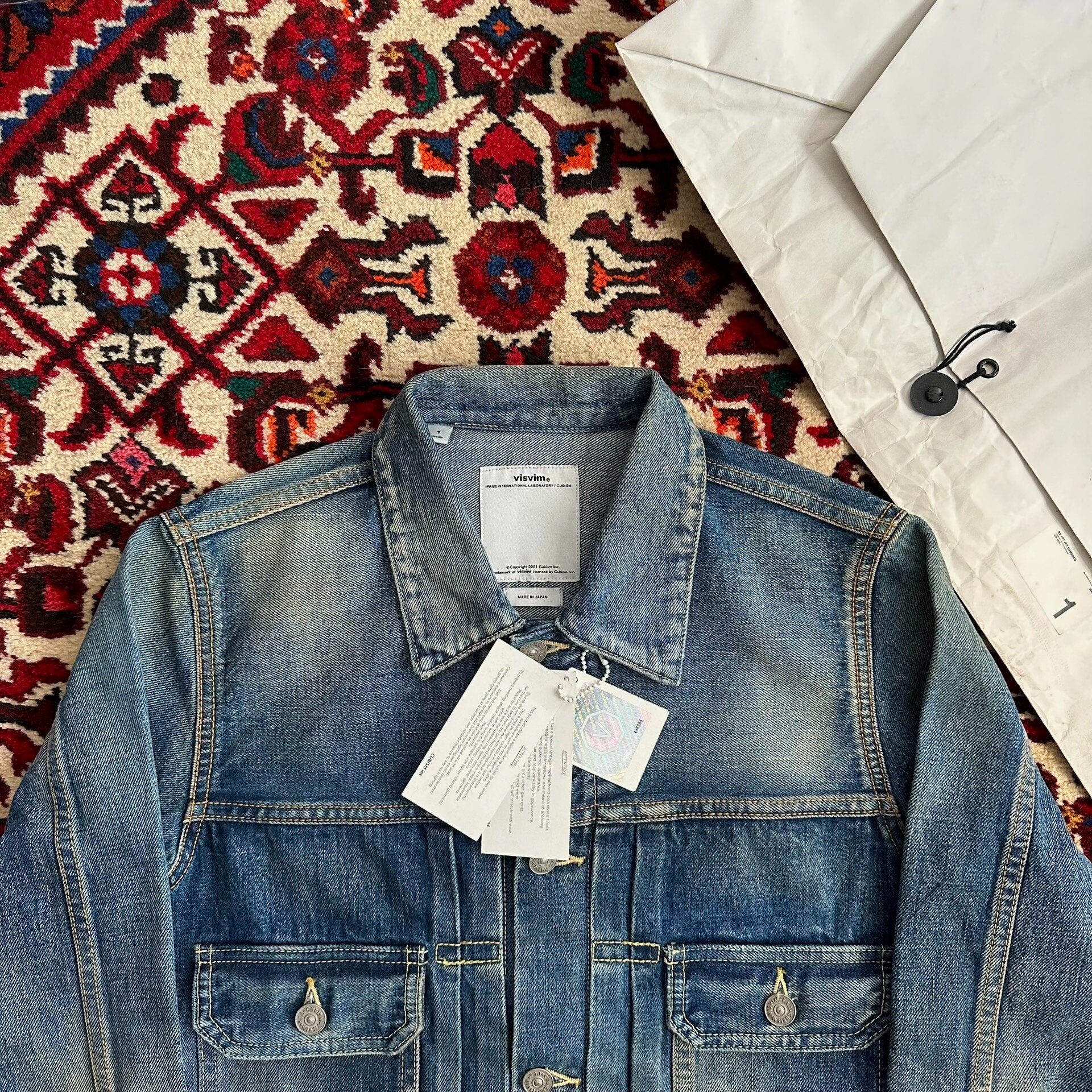 visvim 13ss 101 Denim Jacket — detail