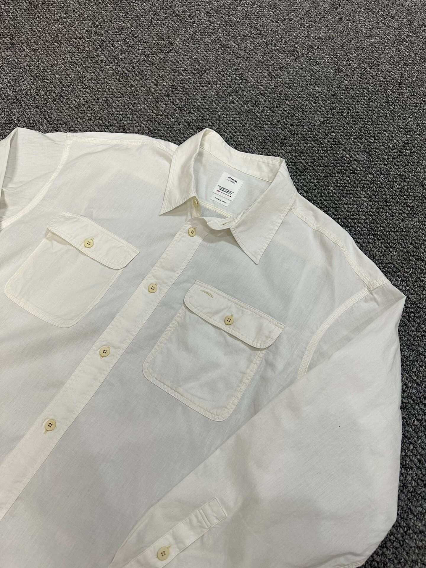visvim Langer Chambray Shirt — front