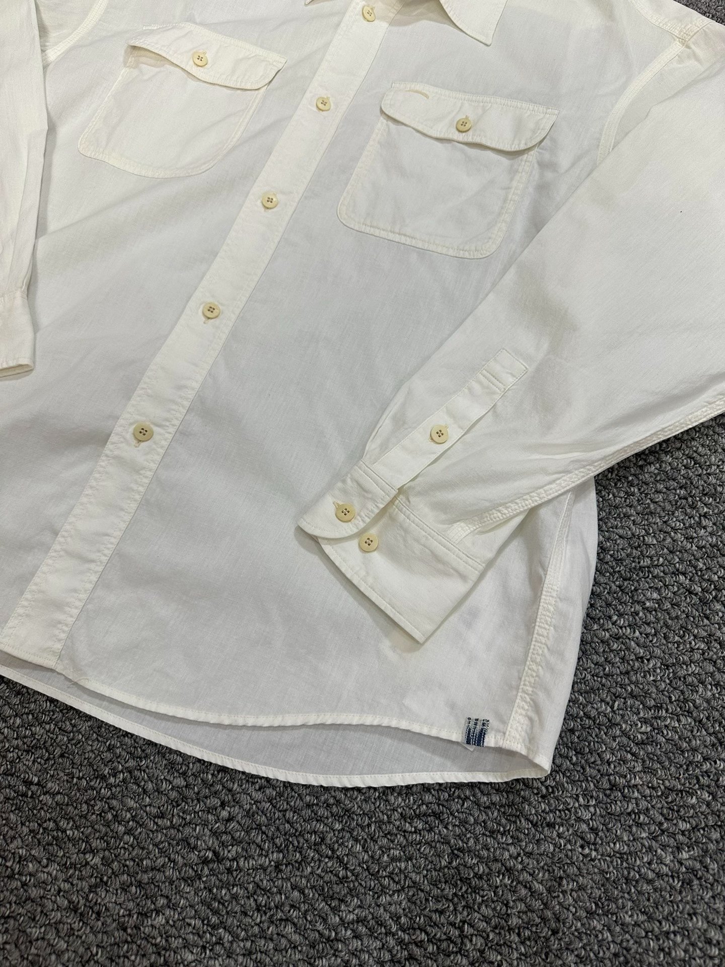 visvim Langer Chambray Shirt — detail