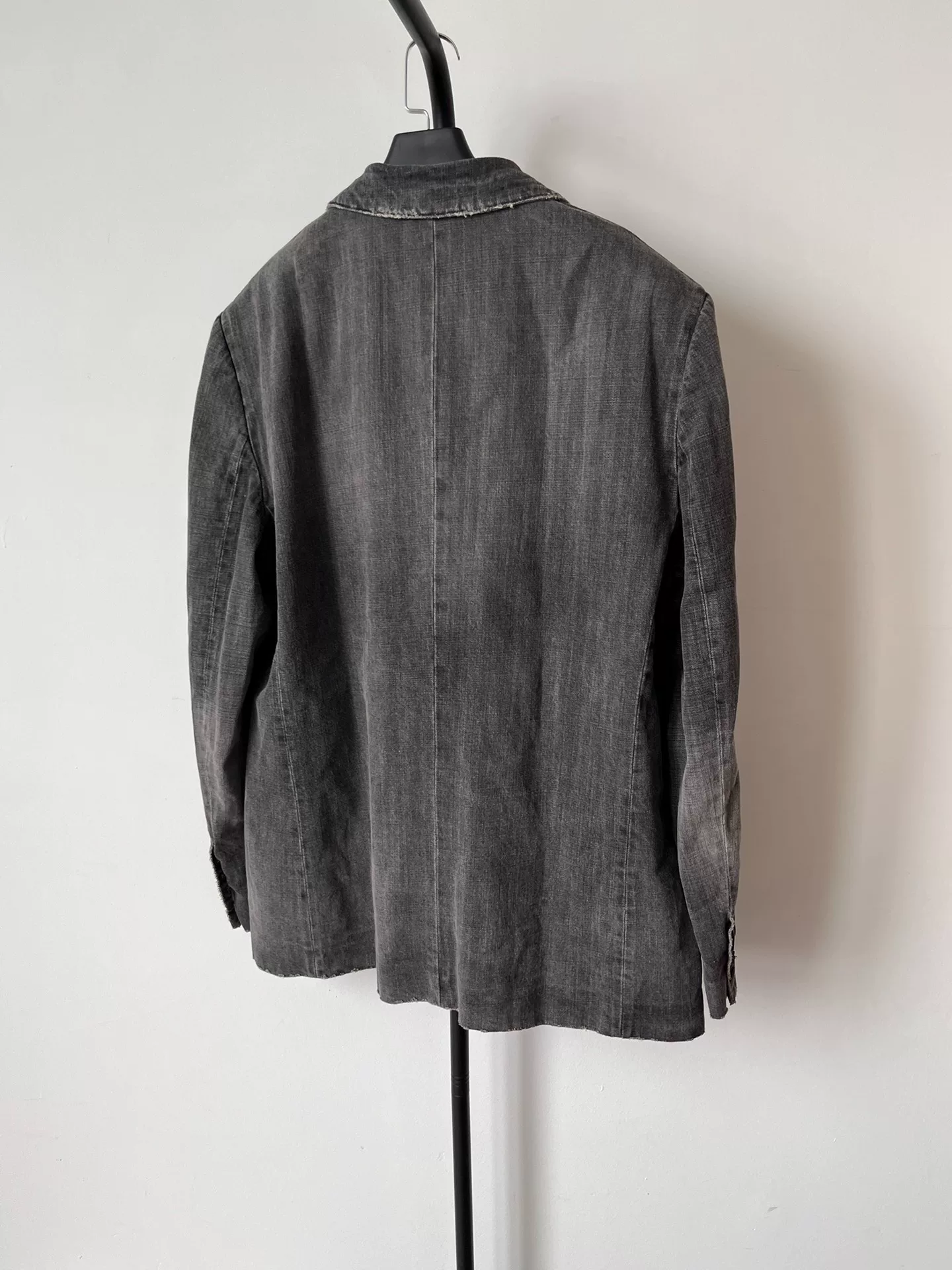 Balenciaga FW23 Washed Logo Blazer — front