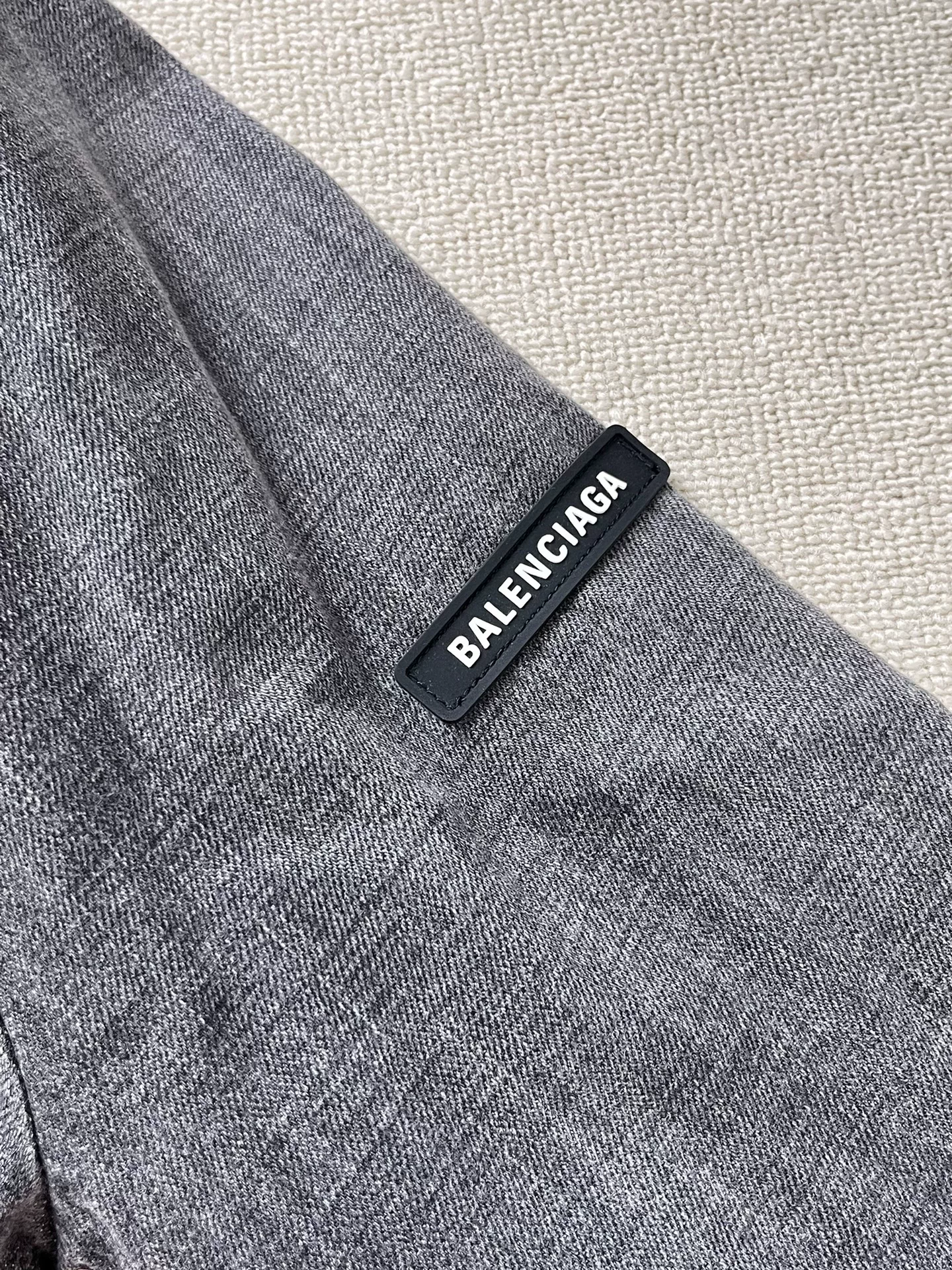 Balenciaga FW23 Washed Logo Blazer — back