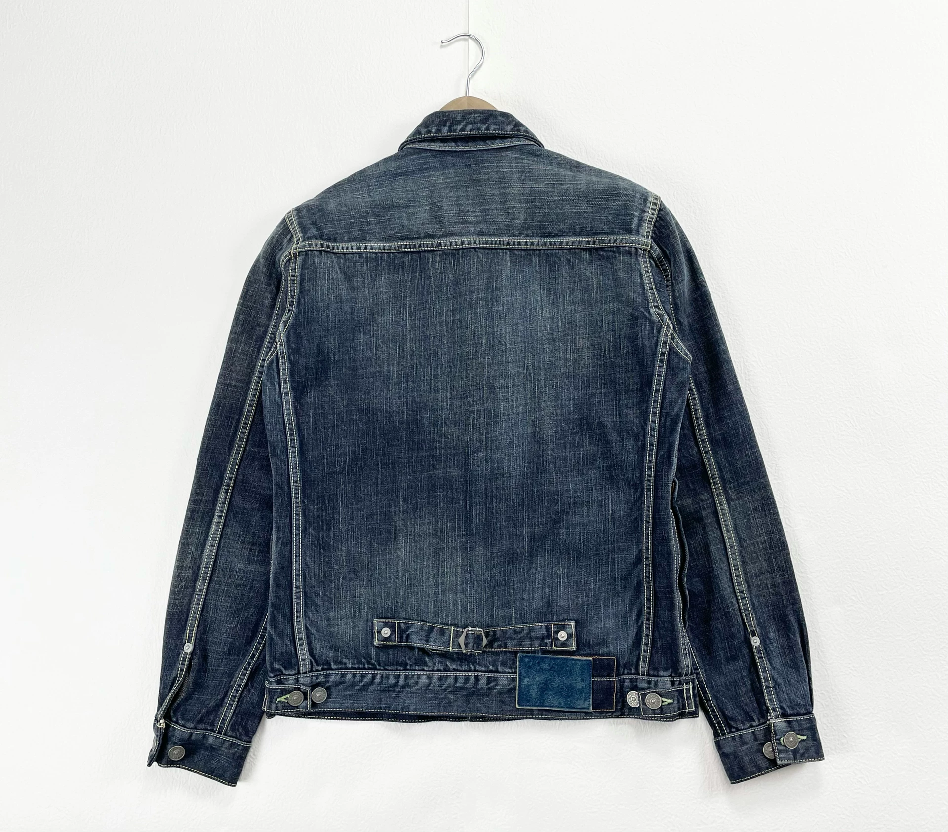 VISVIM 102 Damaged Luxsic Denim Jacket — front
