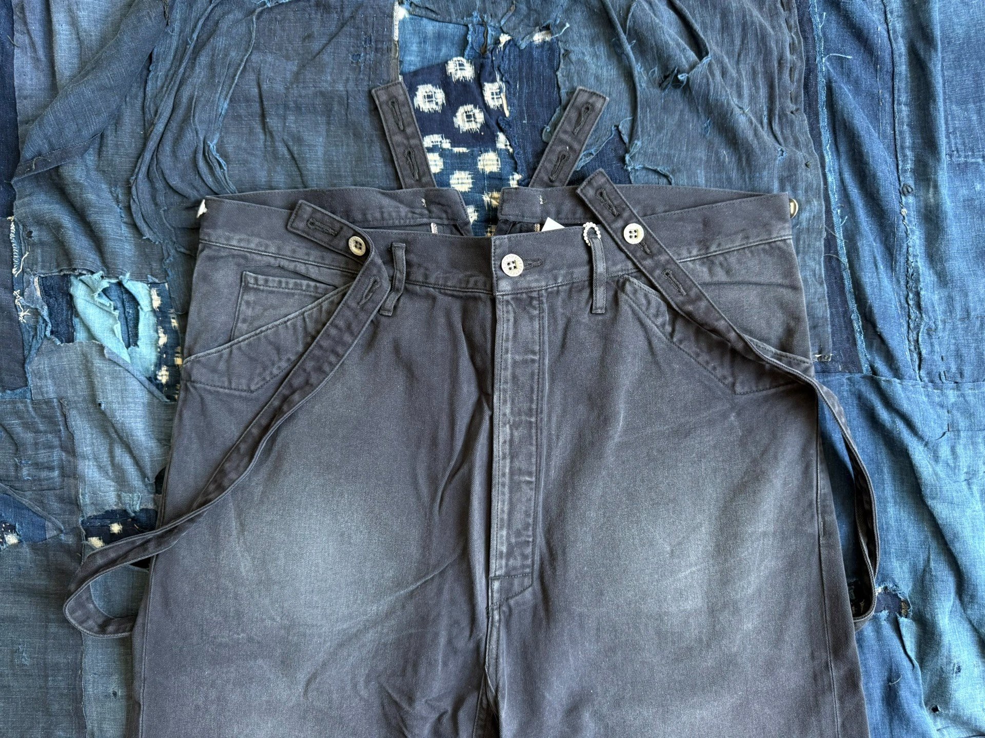 VISVIM 23SS Kafka Braces Pants DMGD — back