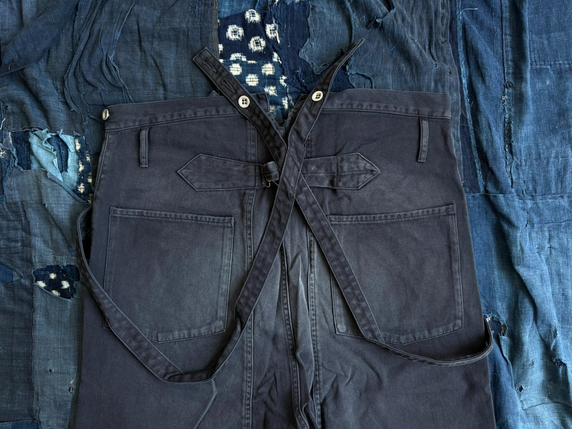 VISVIM 23SS Kafka Braces Pants DMGD — label