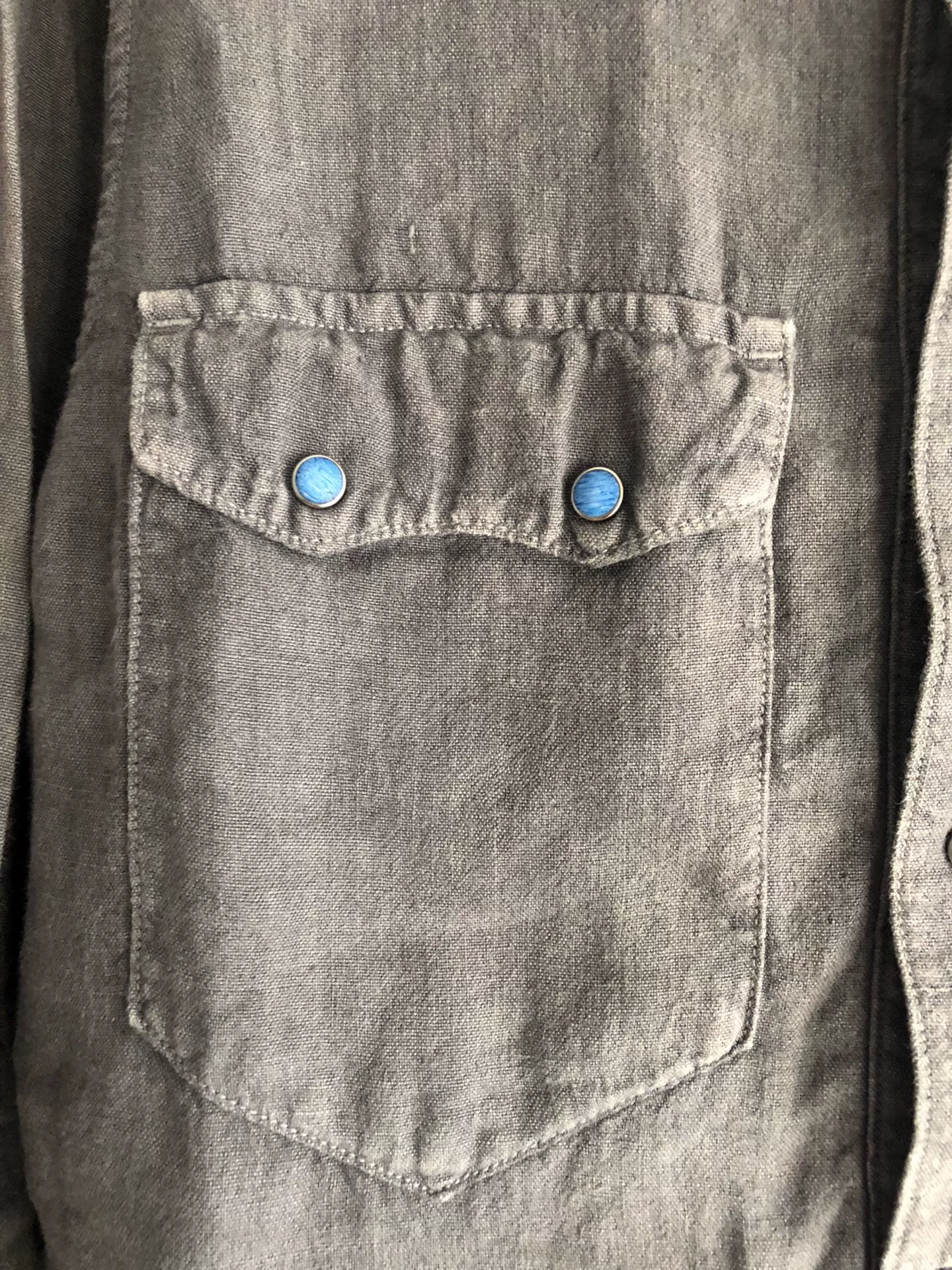 Porter Classic 17AW Linen Western Shirt — front