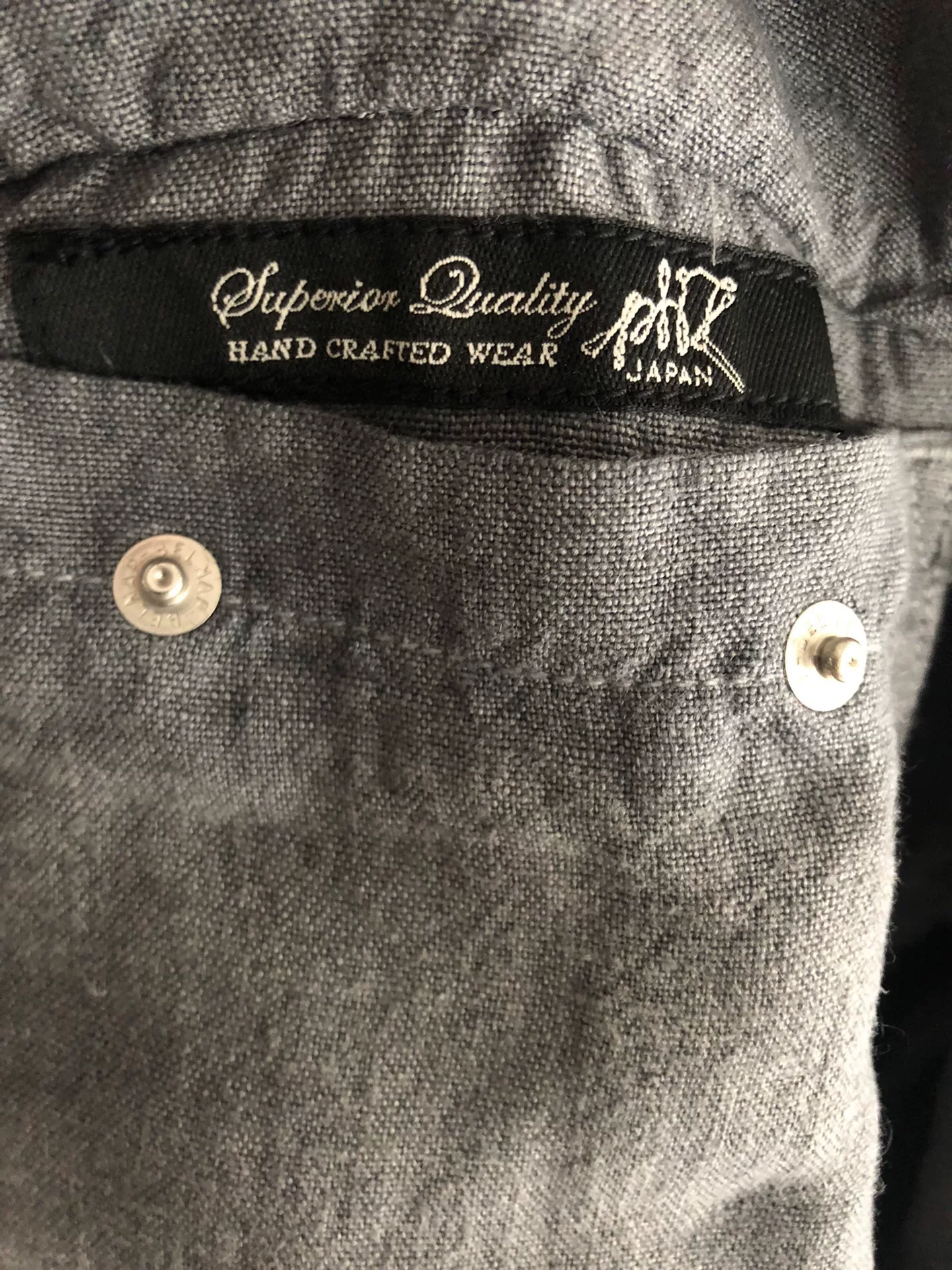Porter Classic 17AW Linen Western Shirt — back