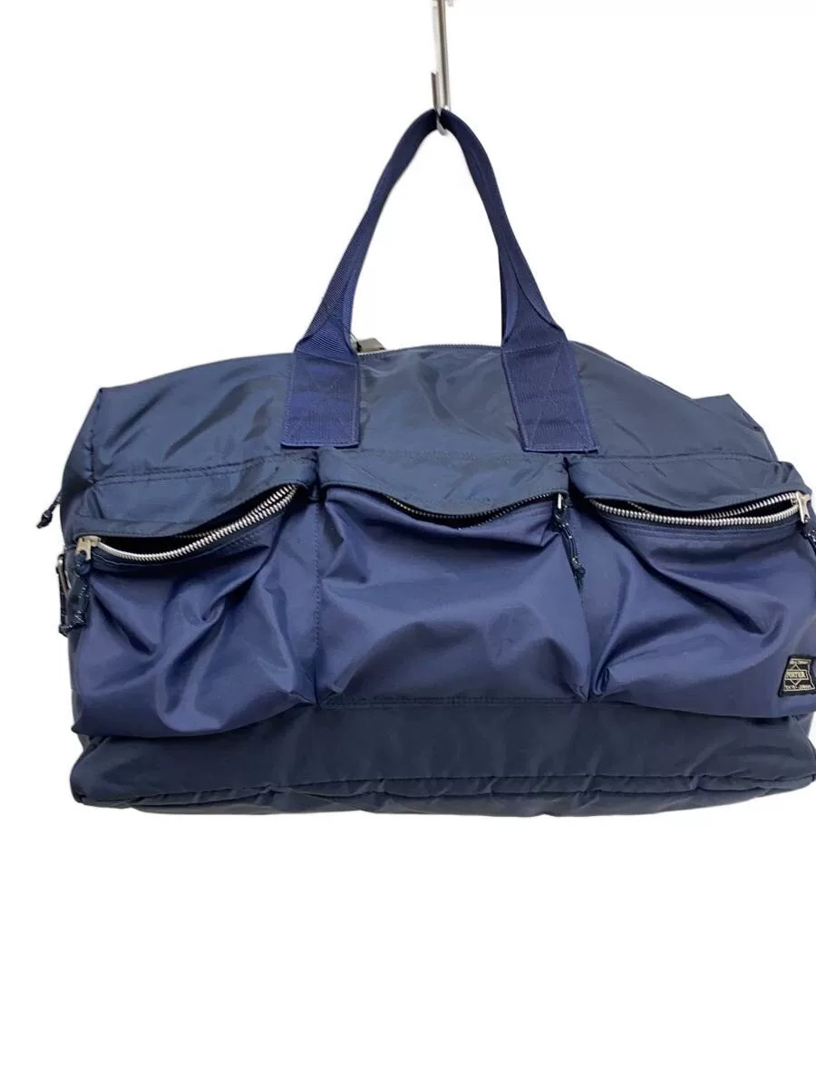 Porter Navy Blue Nylon Boston Bag