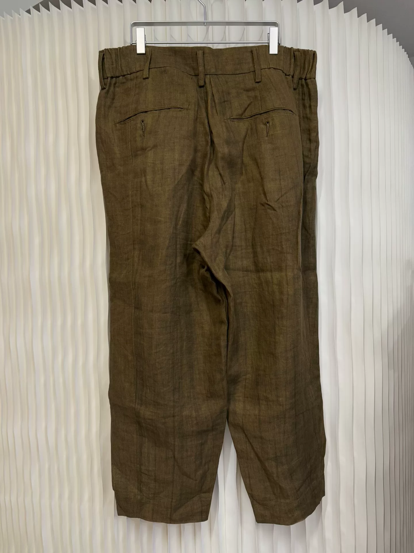 Ziggy Chen 22ss Linen Wide-Leg Pants — front