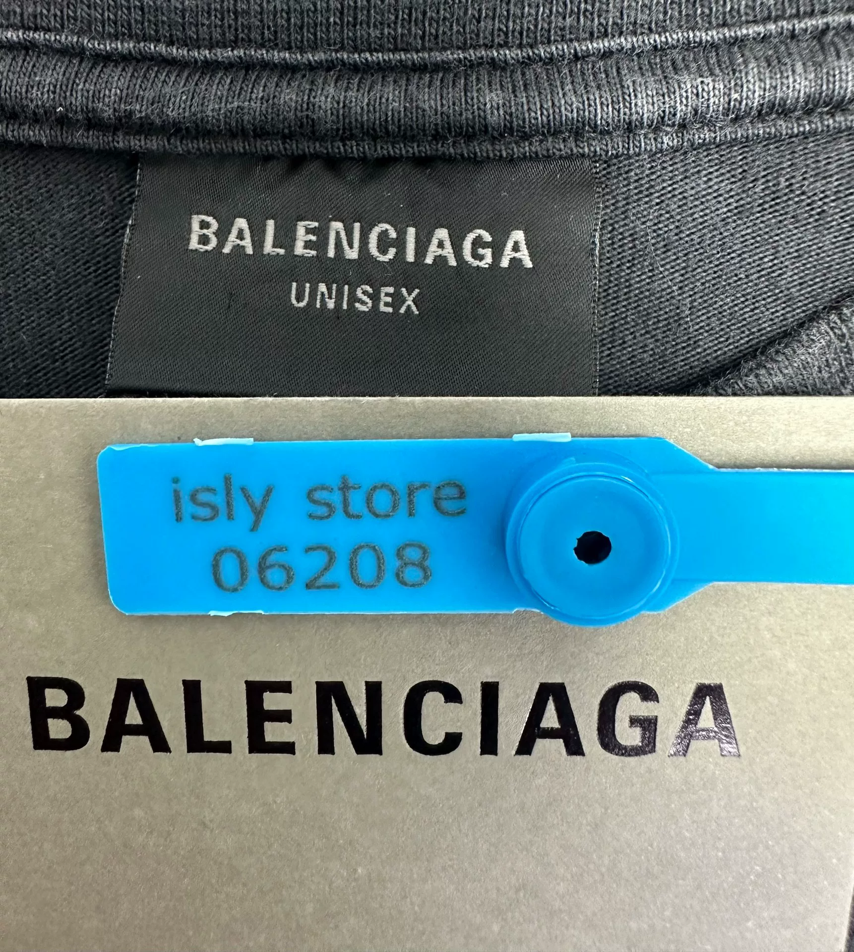 Balenciaga PARIS Eiffel Tower Print T-Shirt — back