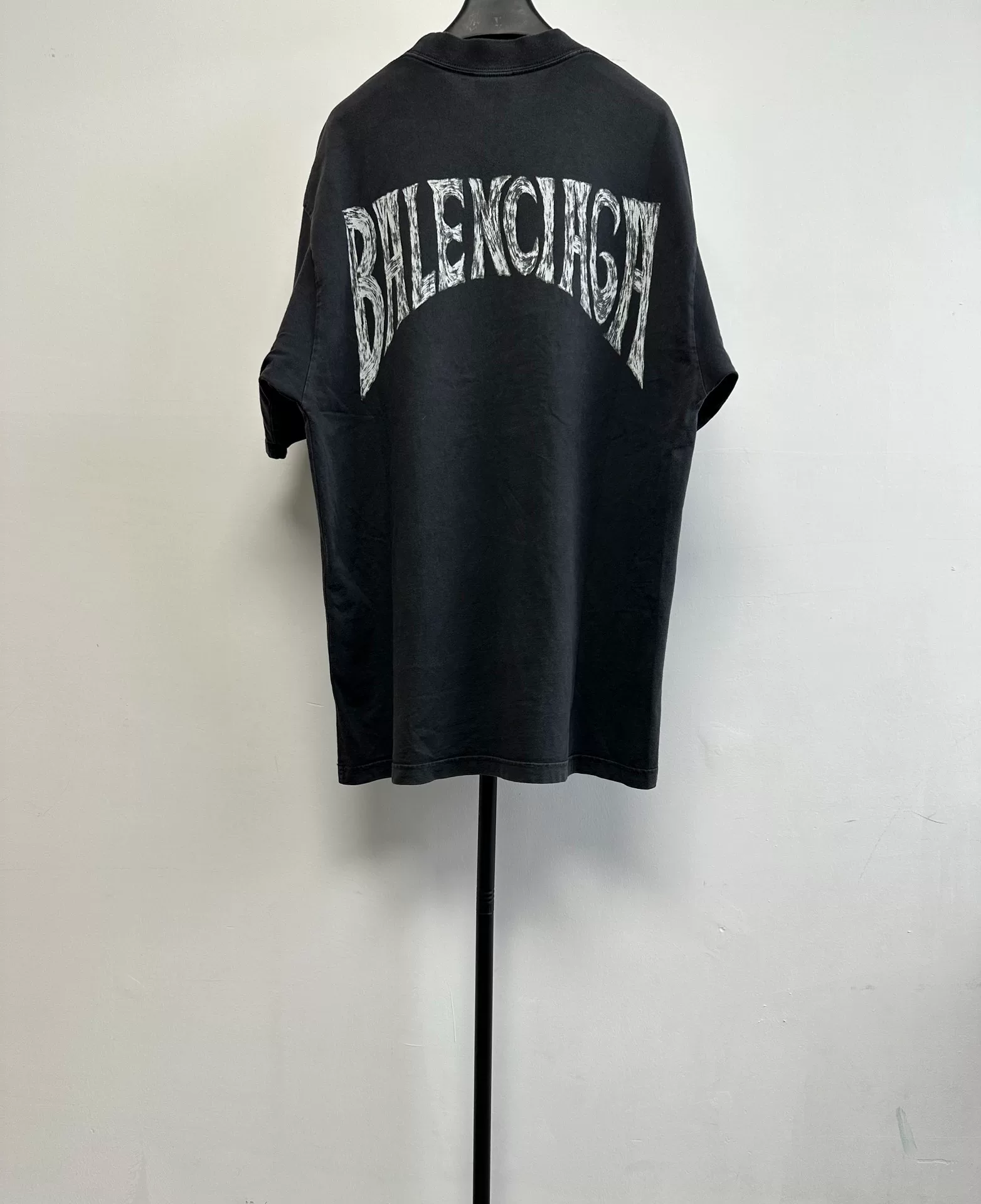 Balenciaga PARIS Eiffel Tower Print T-Shirt — front