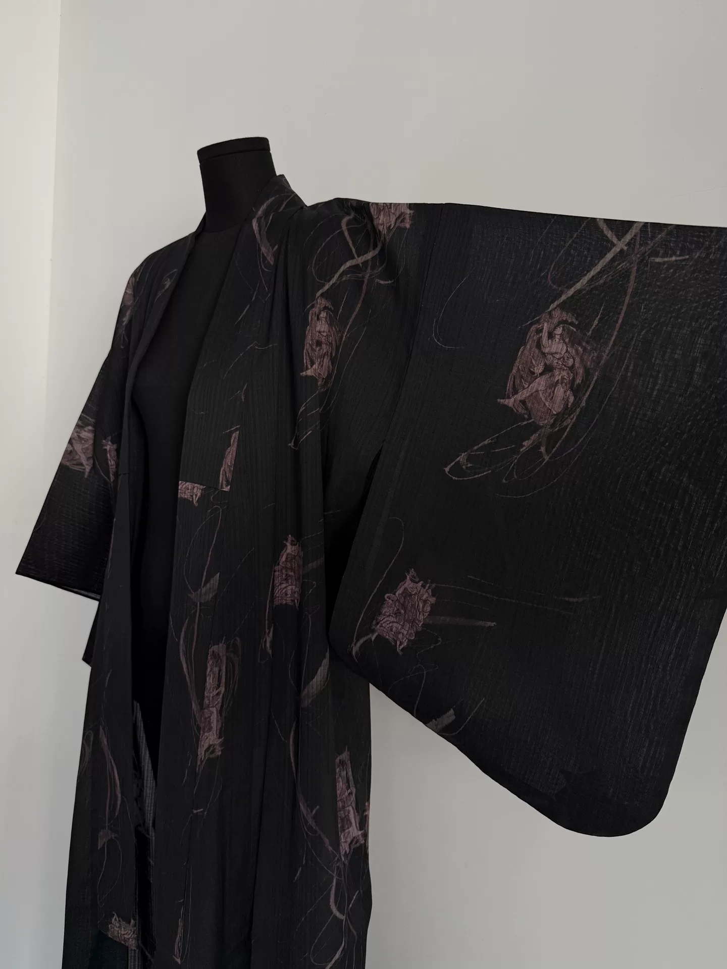 Jean Paul Gaultier Black Yukata — back
