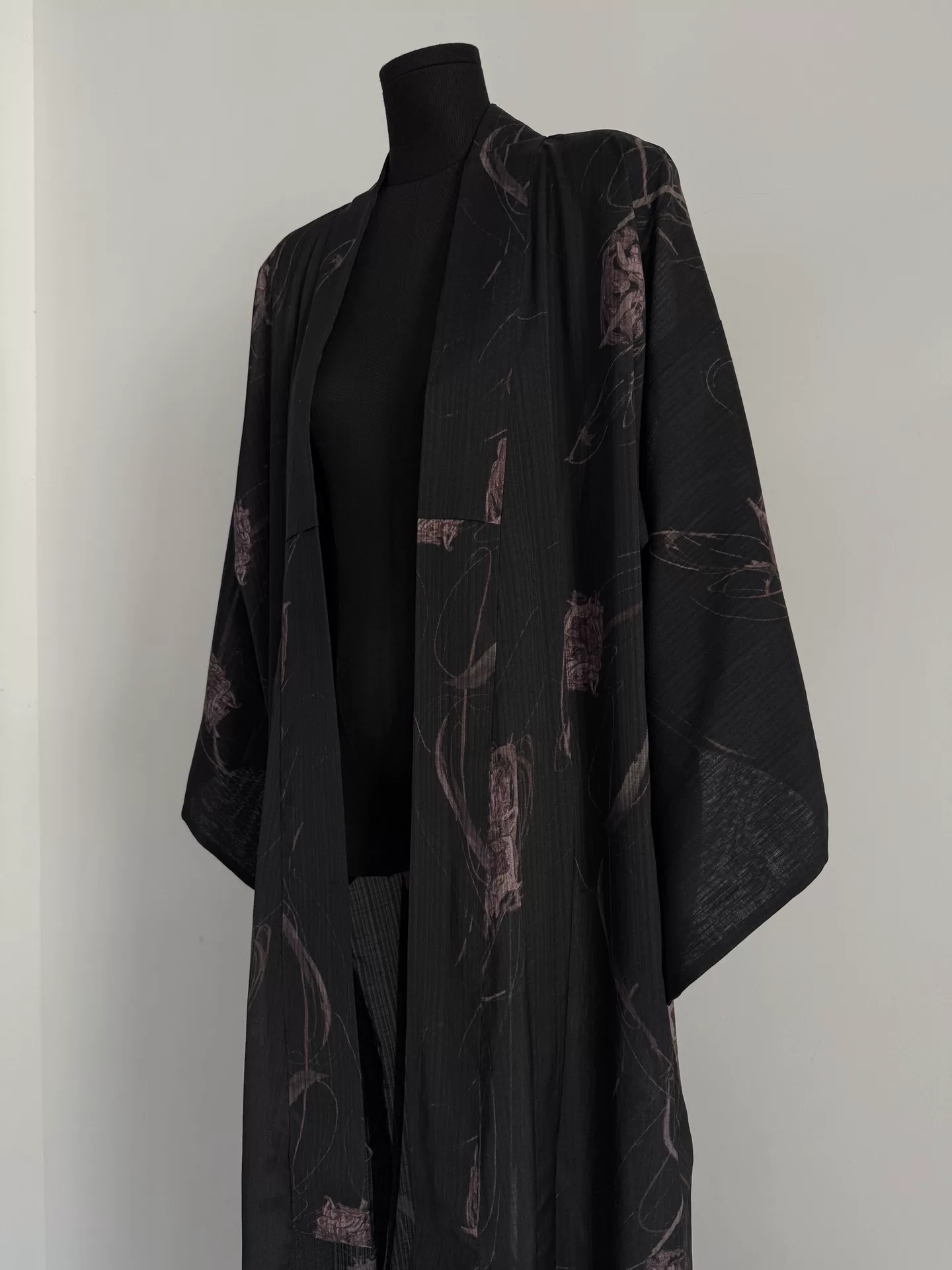 Jean Paul Gaultier Black Yukata — detail