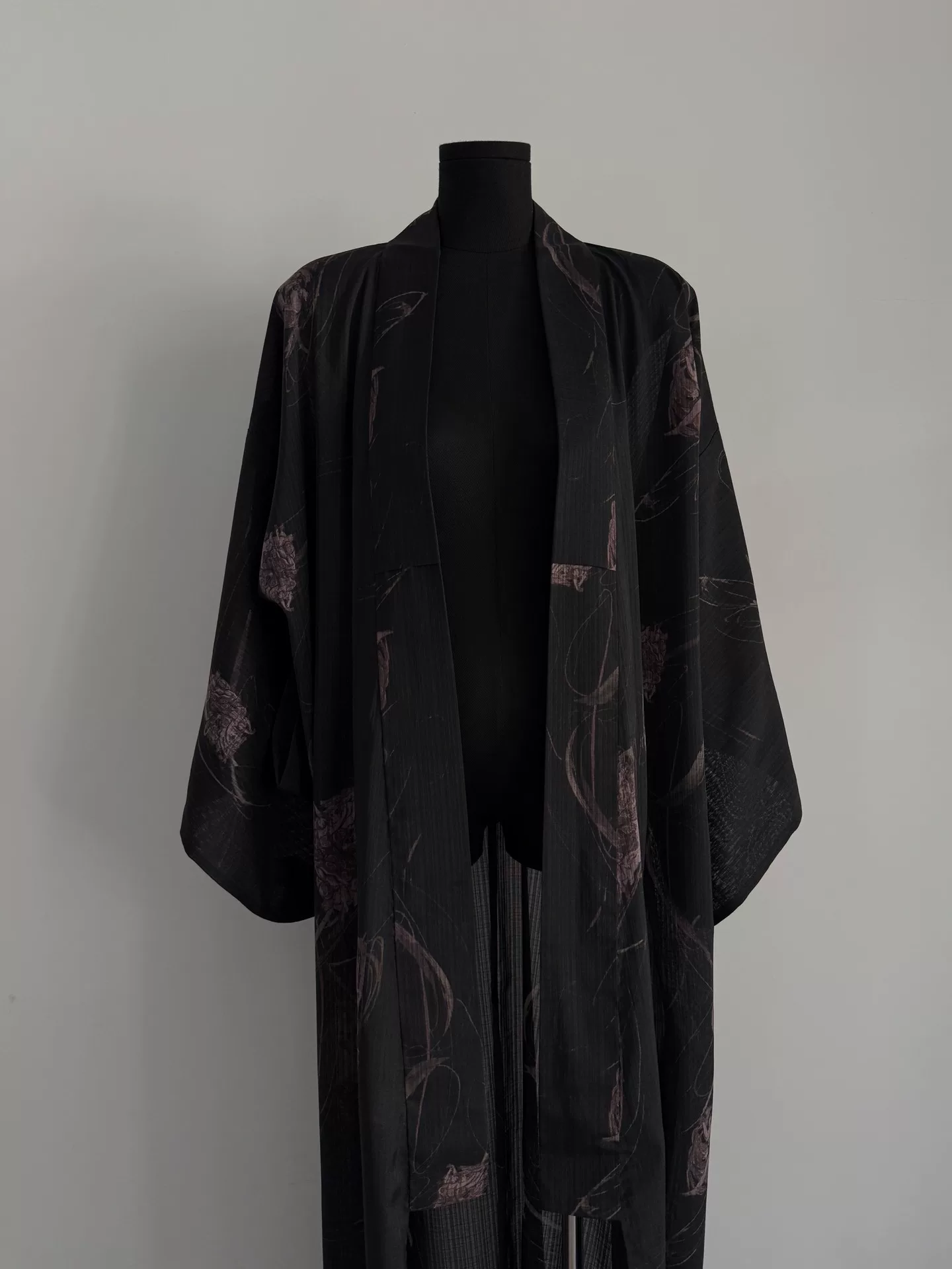Jean Paul Gaultier Black Yukata — front