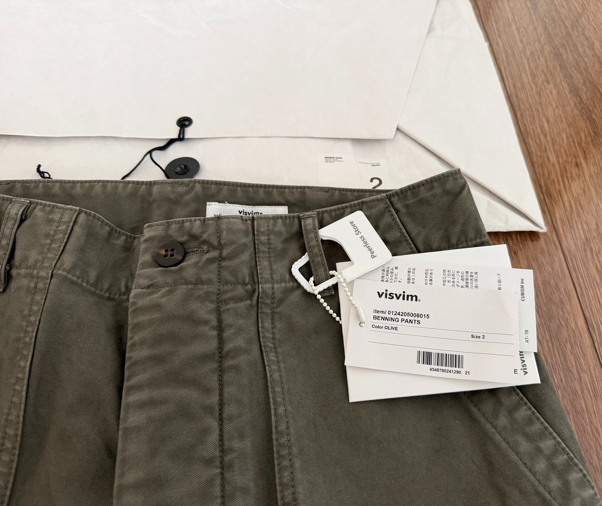 VISVIM BENNING PANTS 24AW — detail