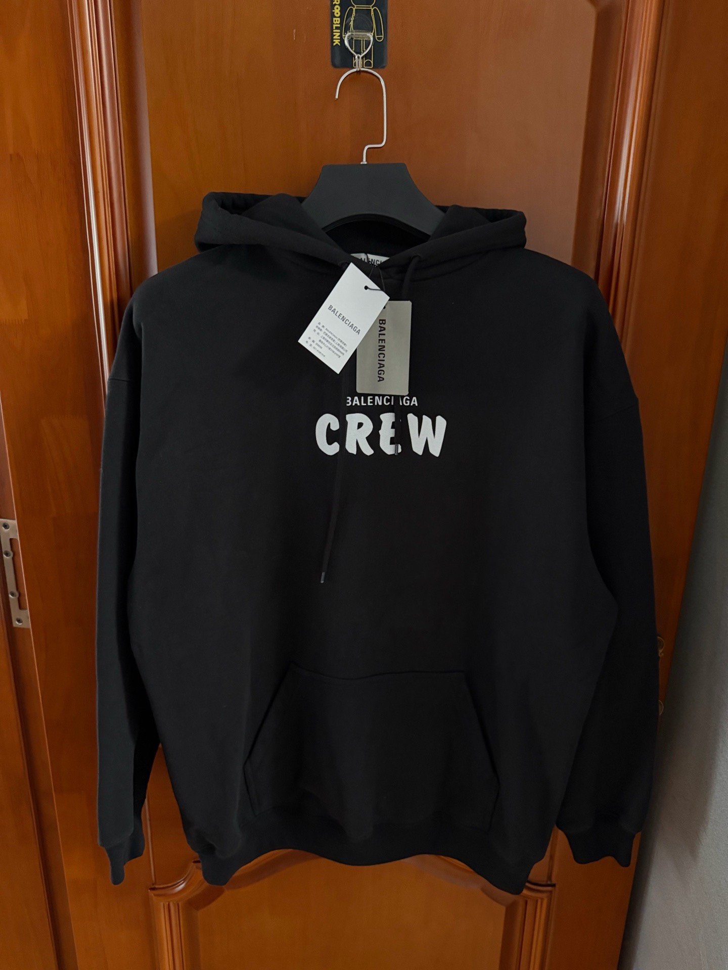 Balenciaga CREW Black Hoodie