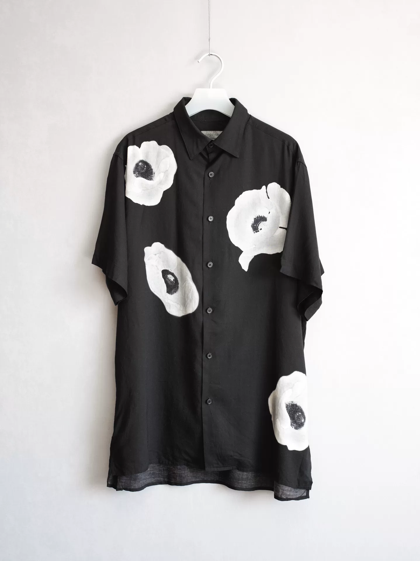 Yohji Yamamoto Ink Wash Floral Shirt