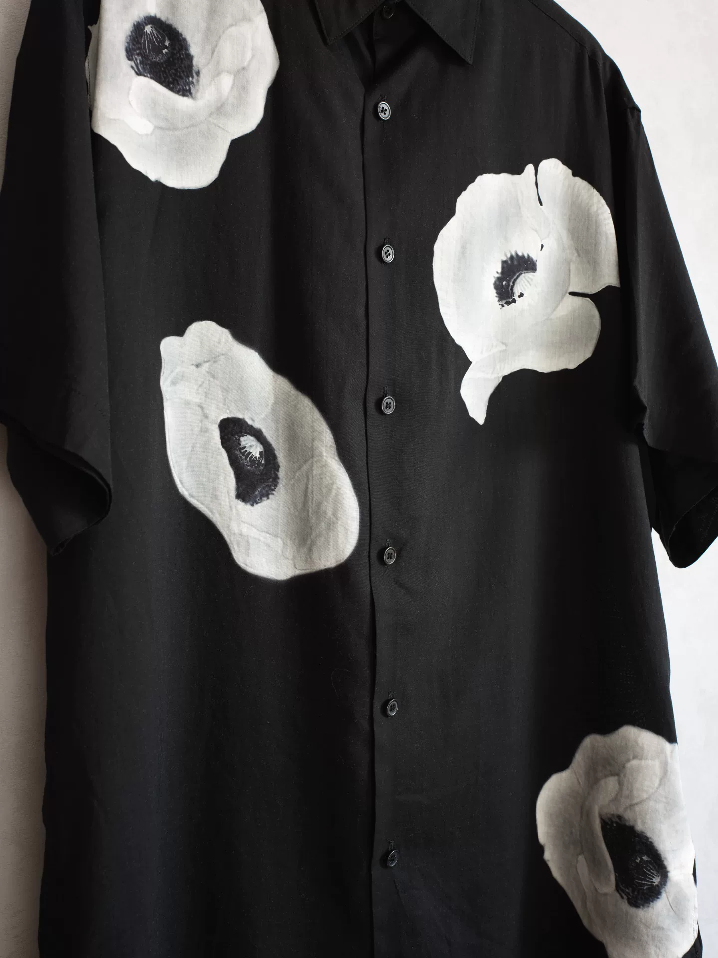 Yohji Yamamoto Ink Wash Floral Shirt — front