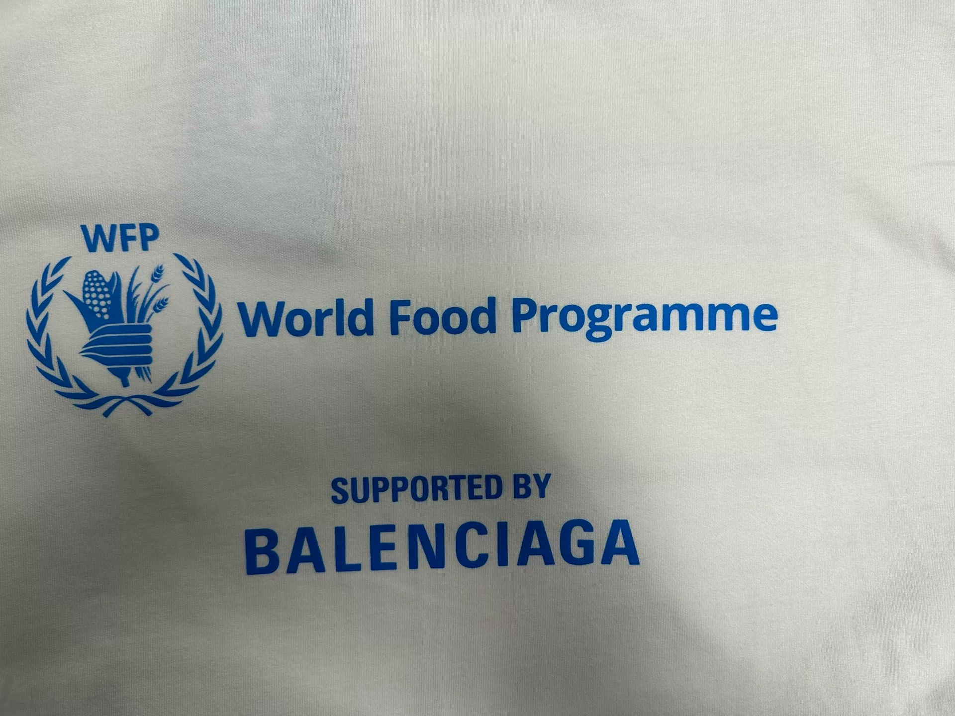 Balenciaga x WFP Long-Sleeve T-Shirt — detail