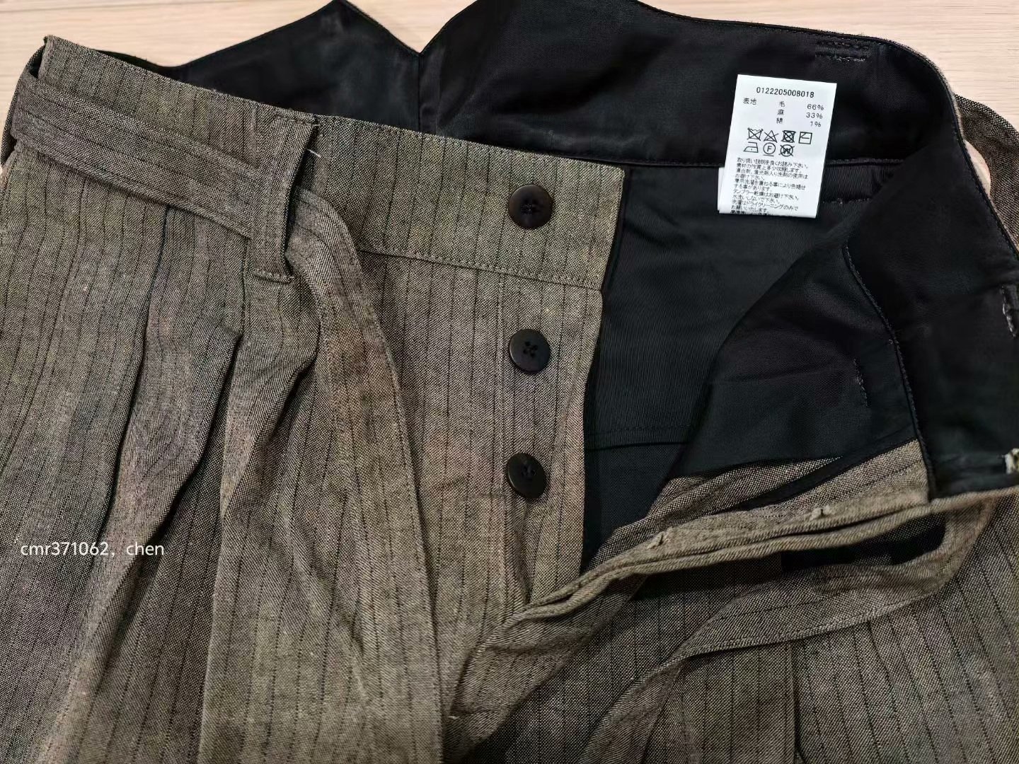 VISVIM 22AW HAKAMA PANTS SANTOME — back